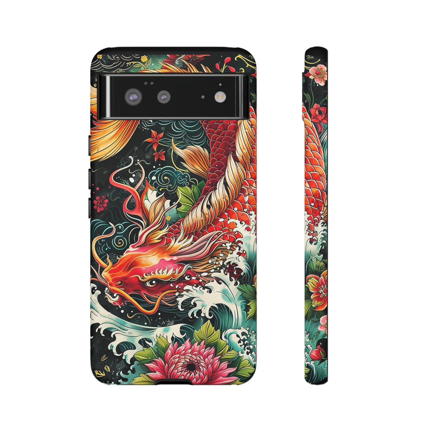 Tough Phone Case Japanese Koi Fish