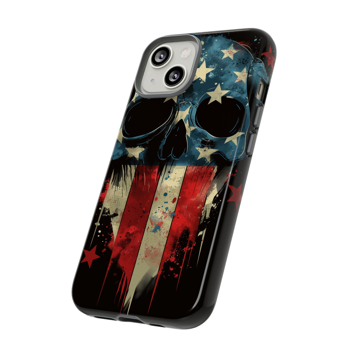 Tough Phone Cases Skull and Flag