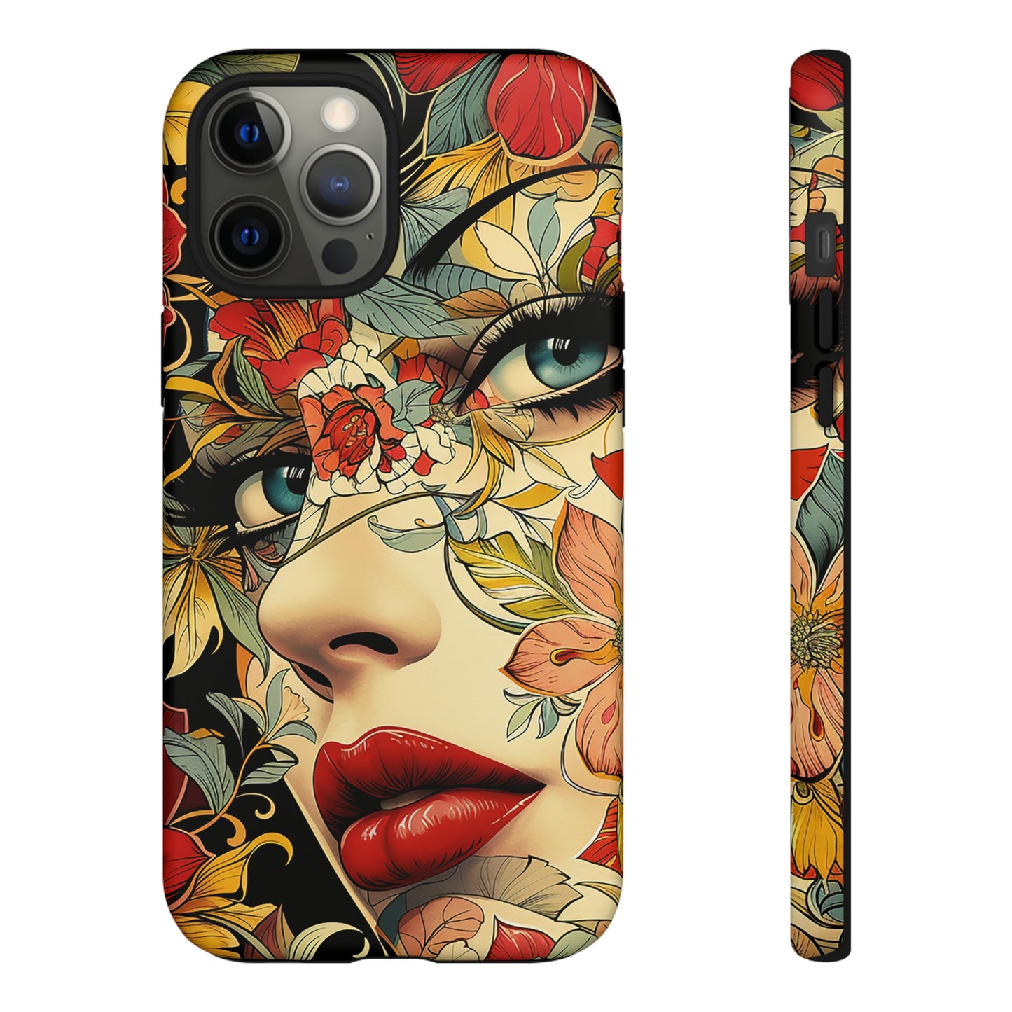 Tough Phone Case Lady Red