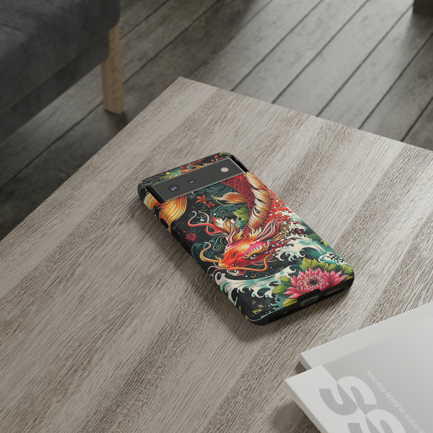 Tough Phone Case Japanese Koi Fish