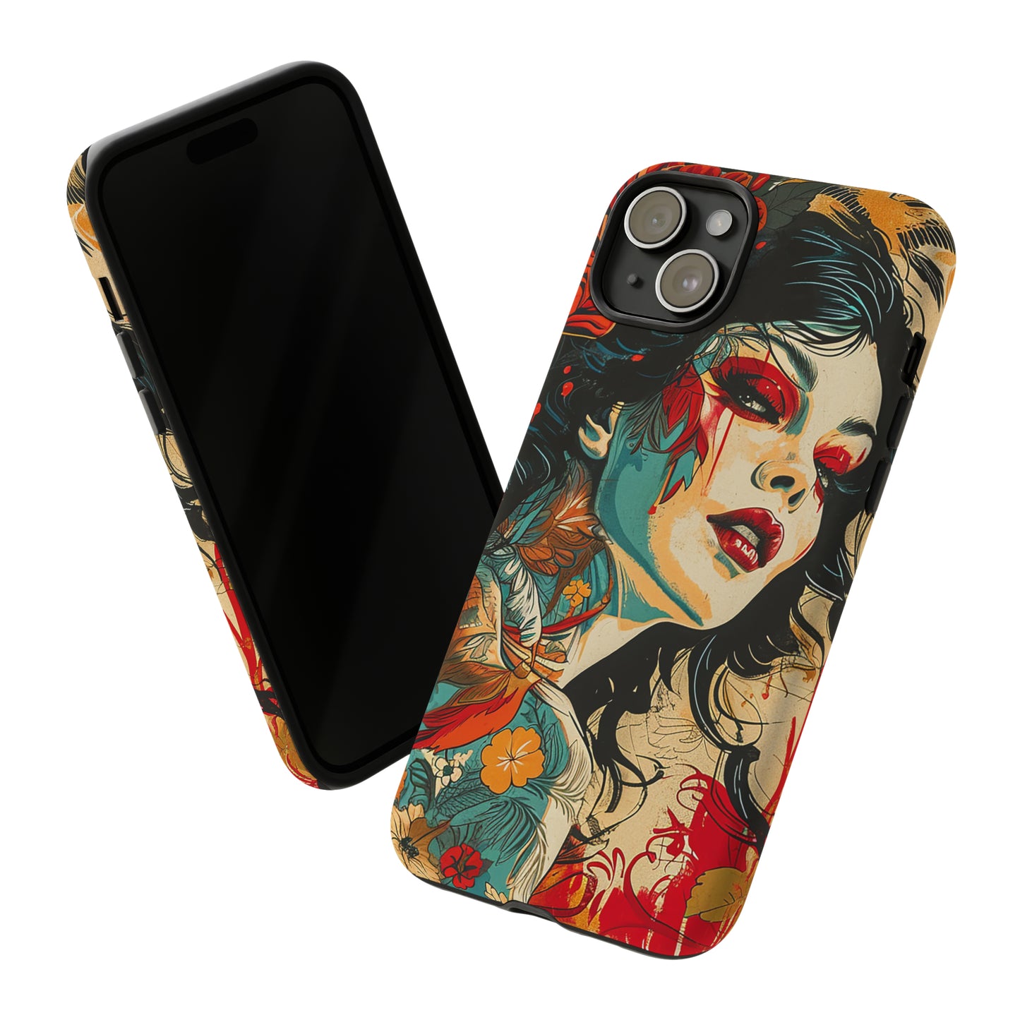 Tough Phone Case Lady 01