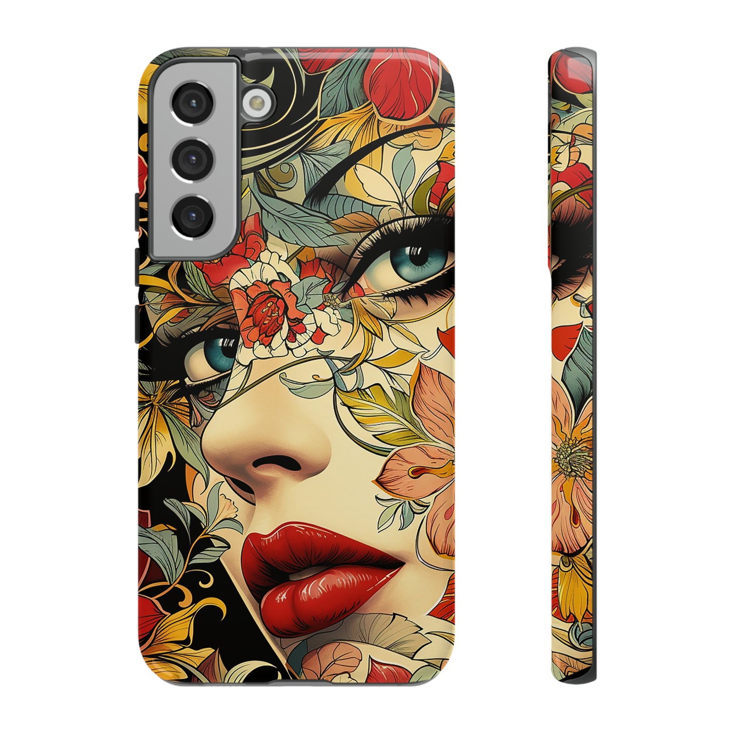 Tough Phone Case Lady Red