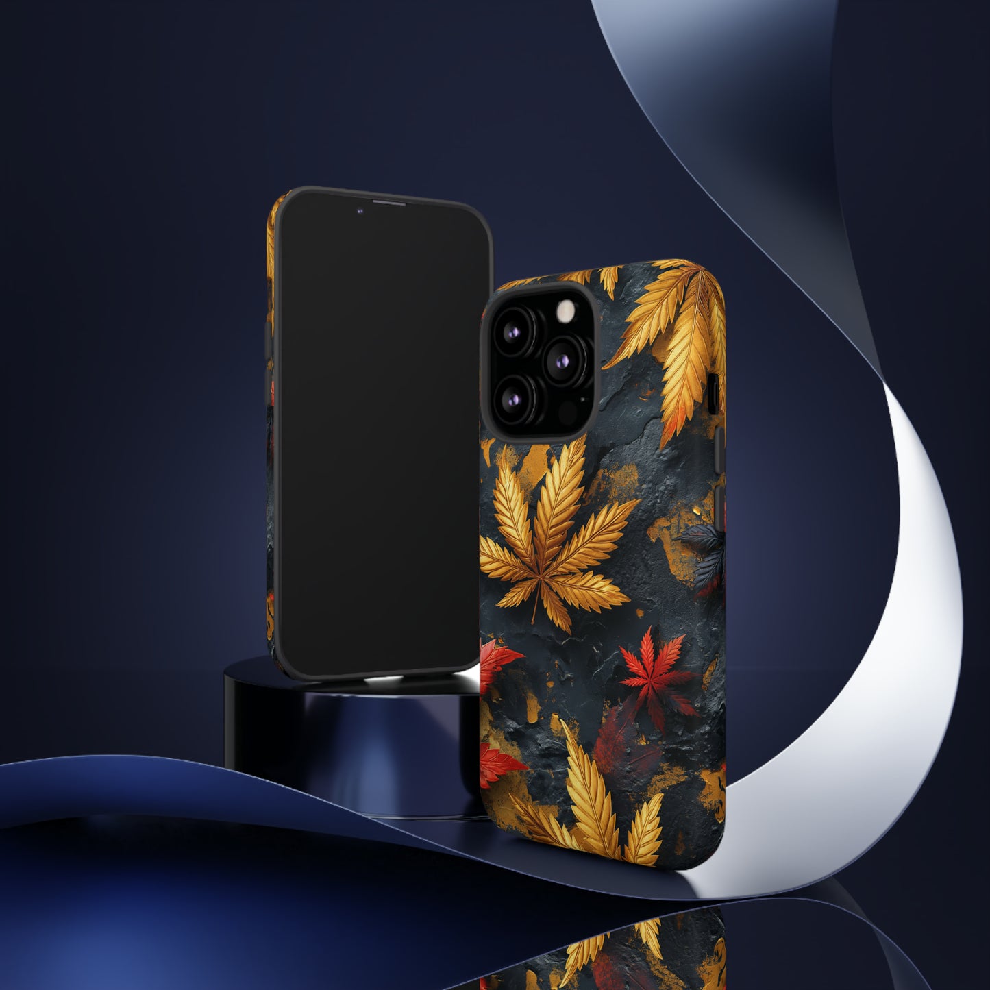 Tough Phone Case Cannabis Gold