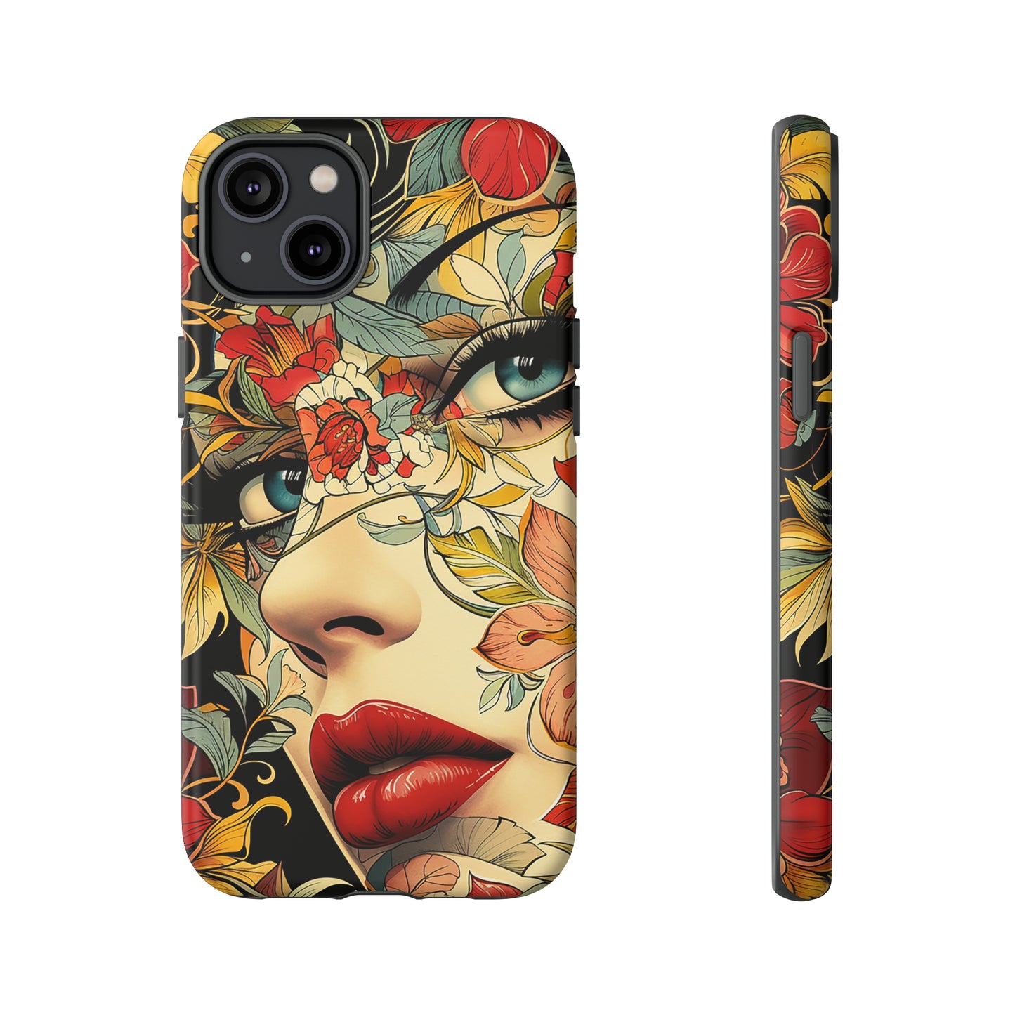 Tough Phone Case Lady Red