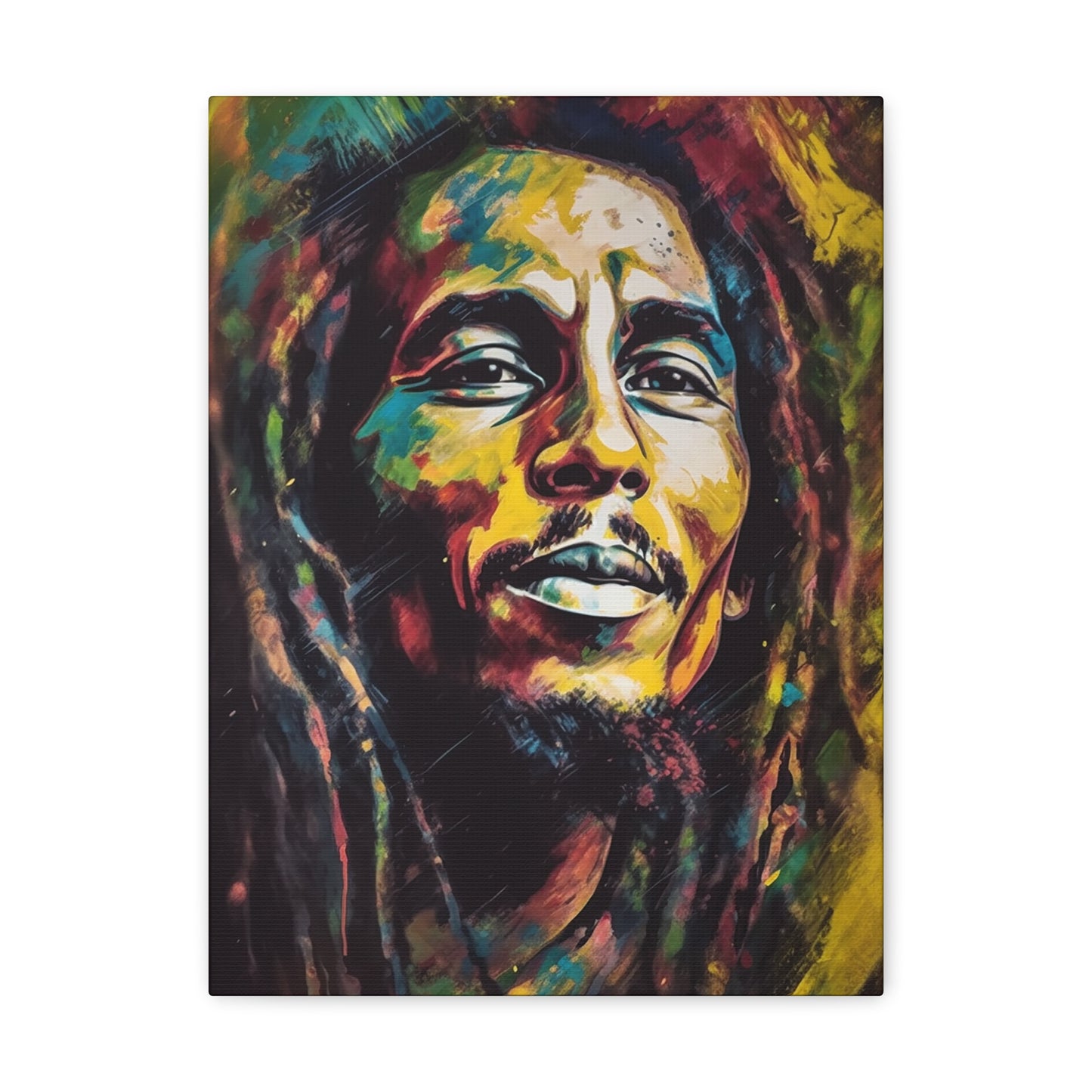 Reggae Resonance Bob Marley on Canvas