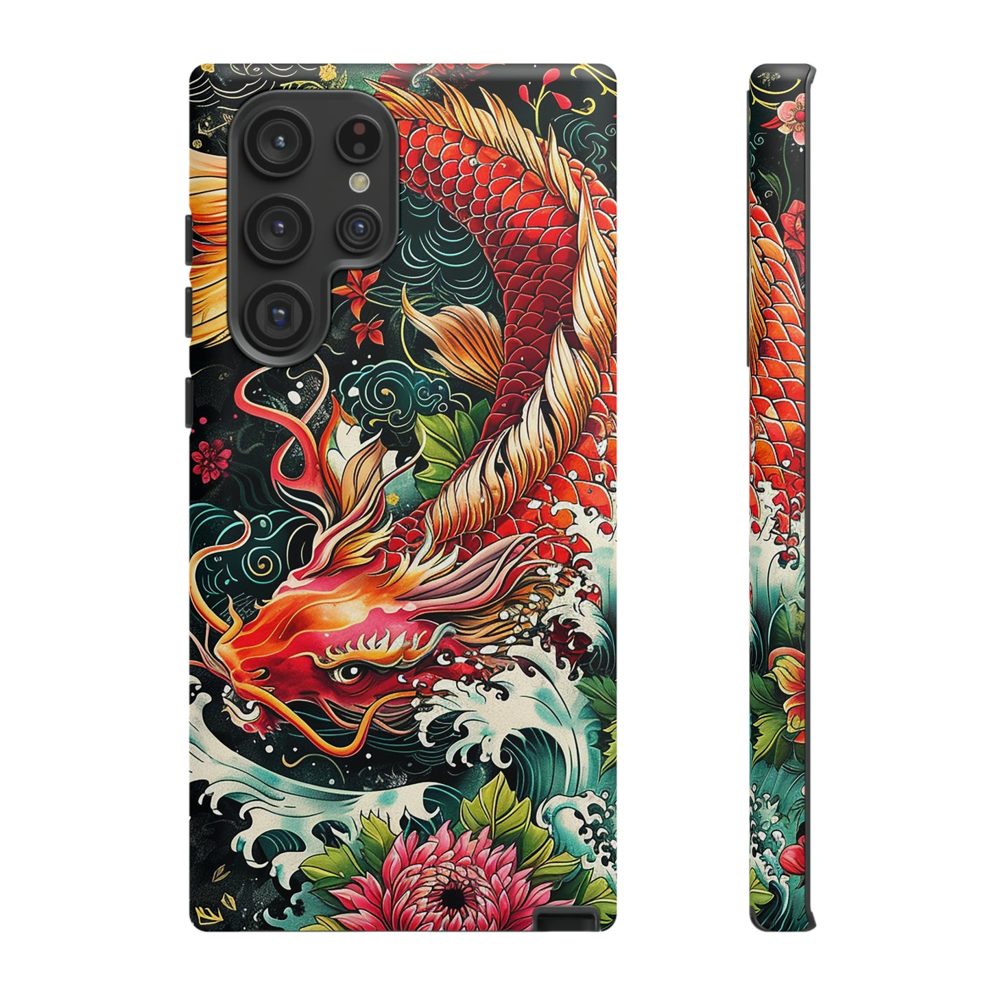 Tough Phone Case Japanese Koi Fish