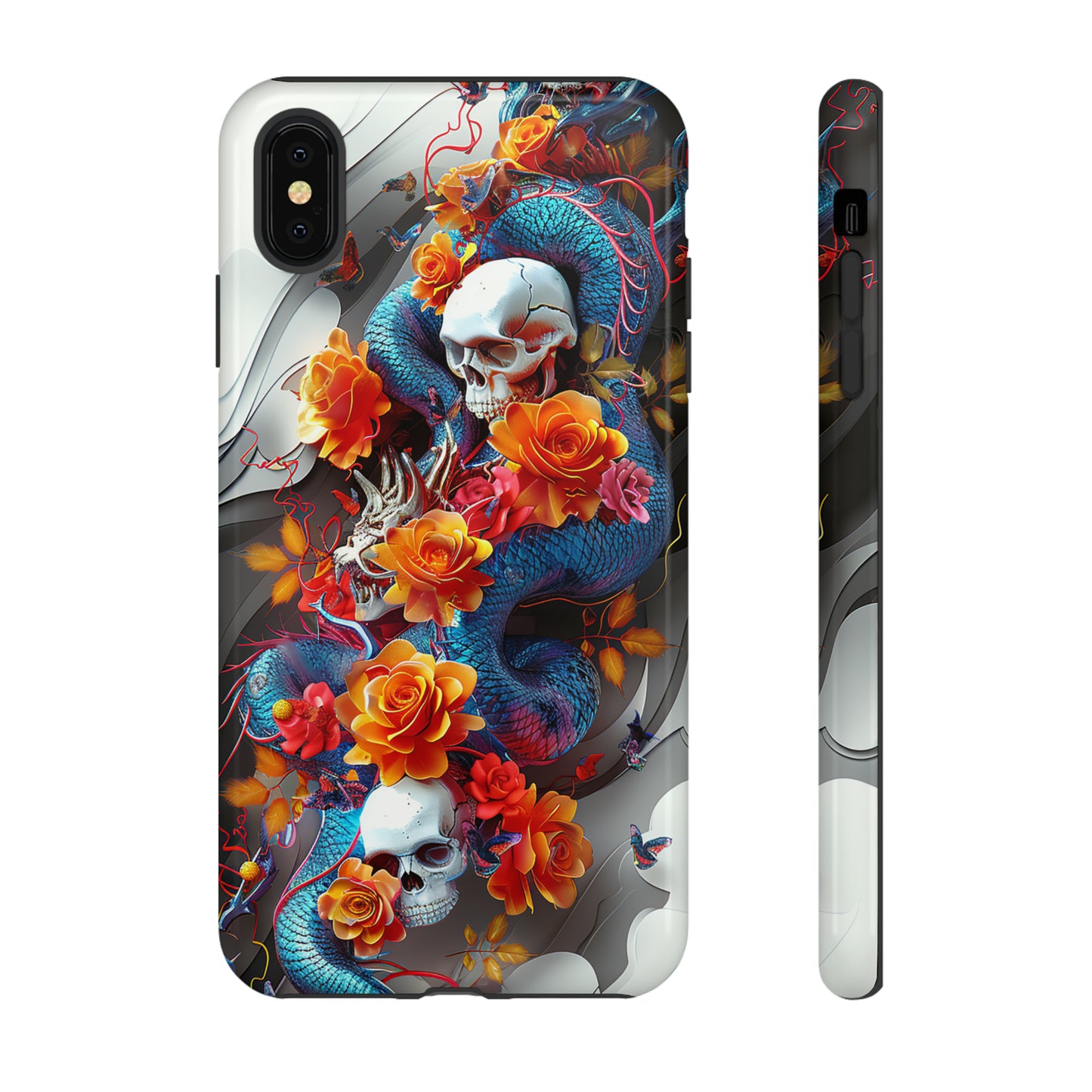 Tough Phone Case Skull 02