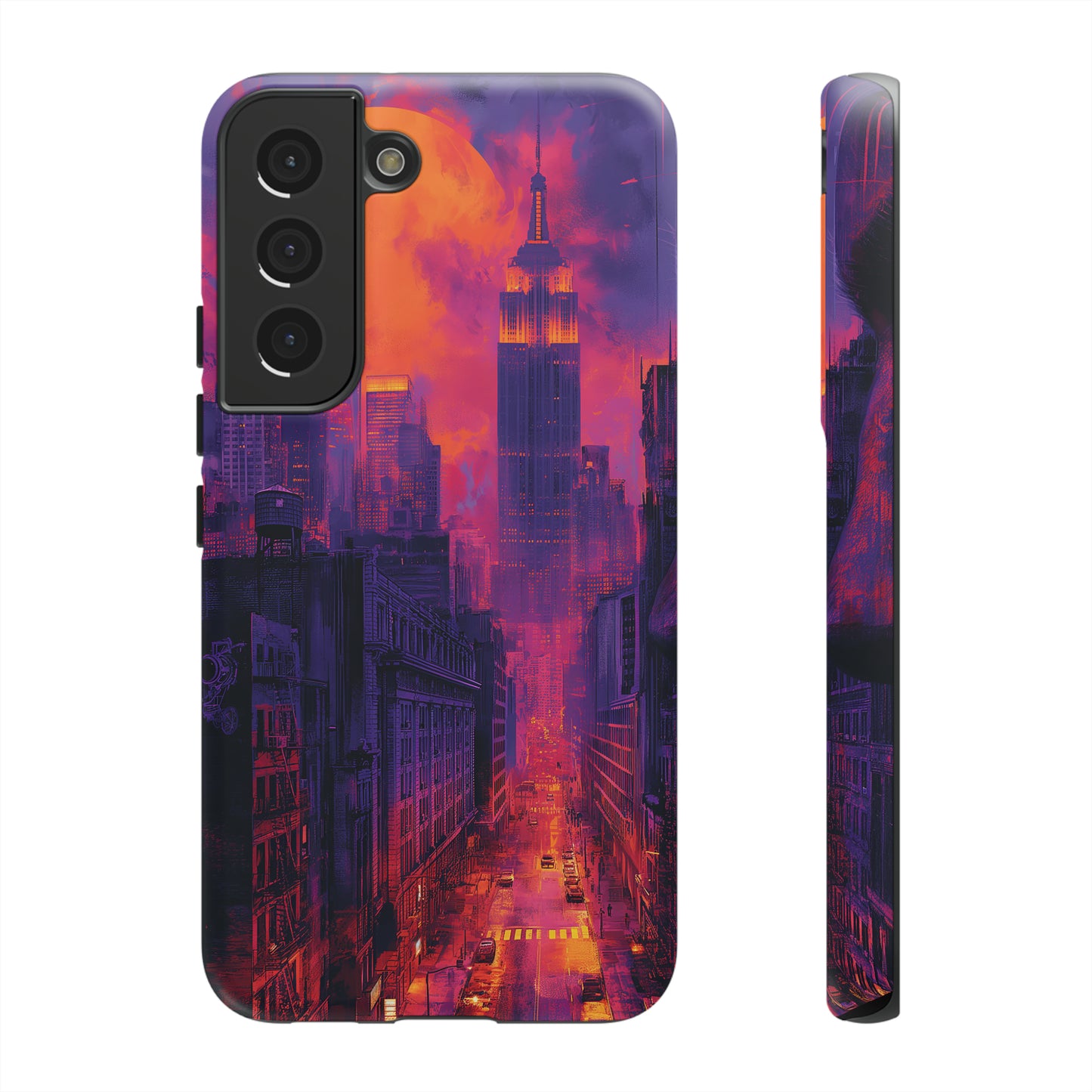 Tough Phone Case New York City Purple Haze