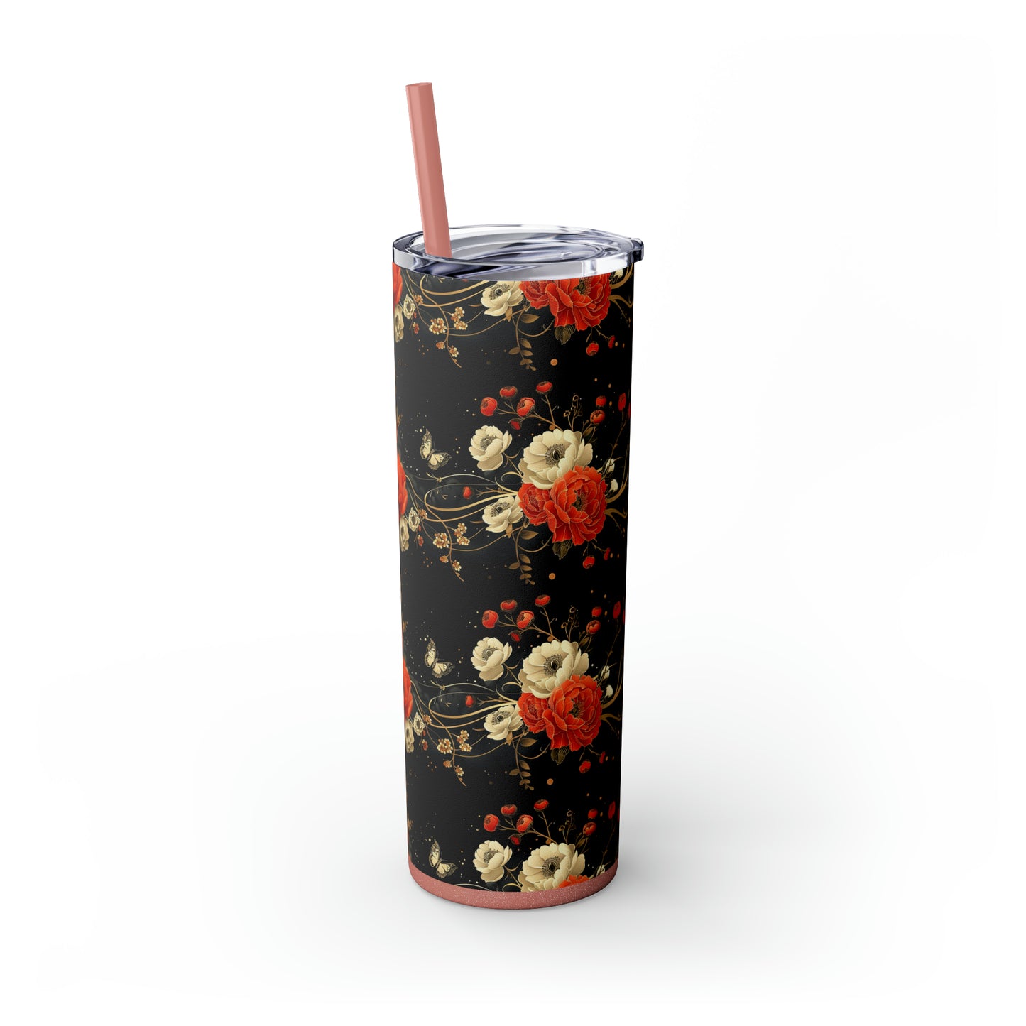 Skinny Tumbler with Straw, 20oz