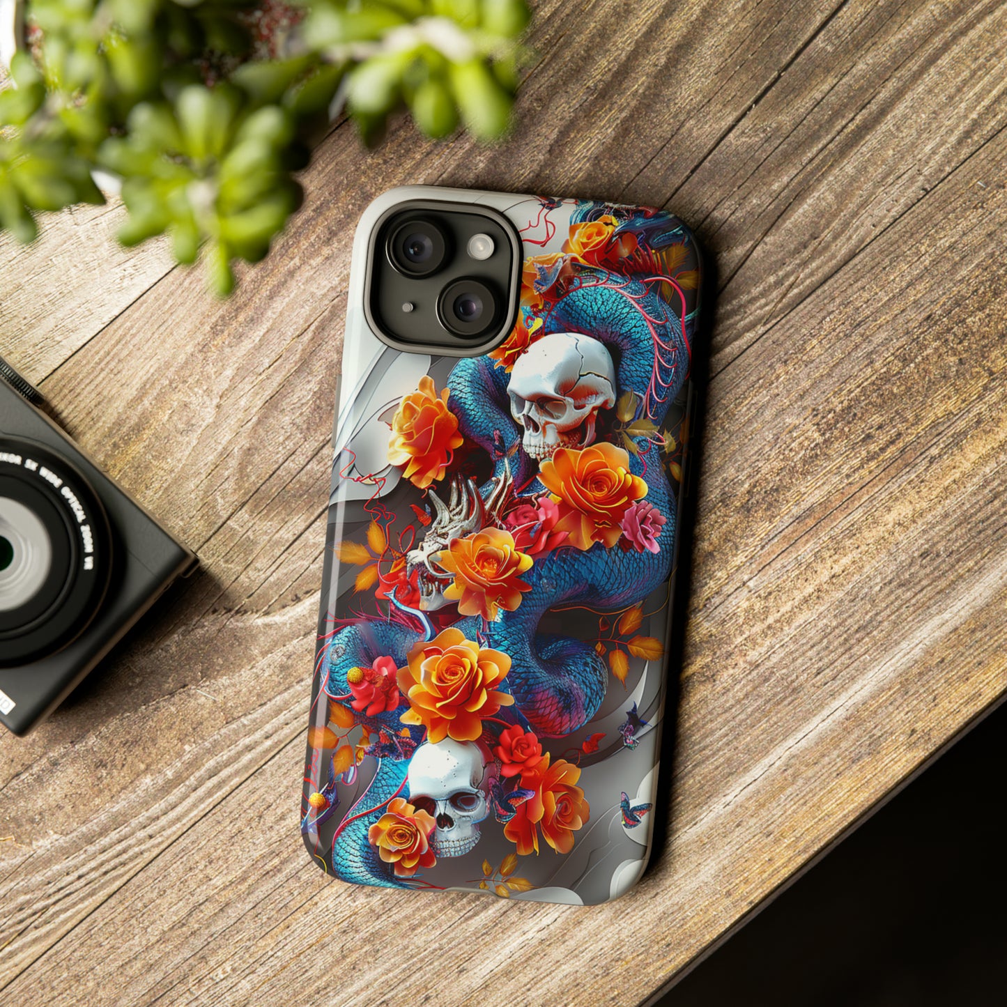 Tough Phone Case Skull 02