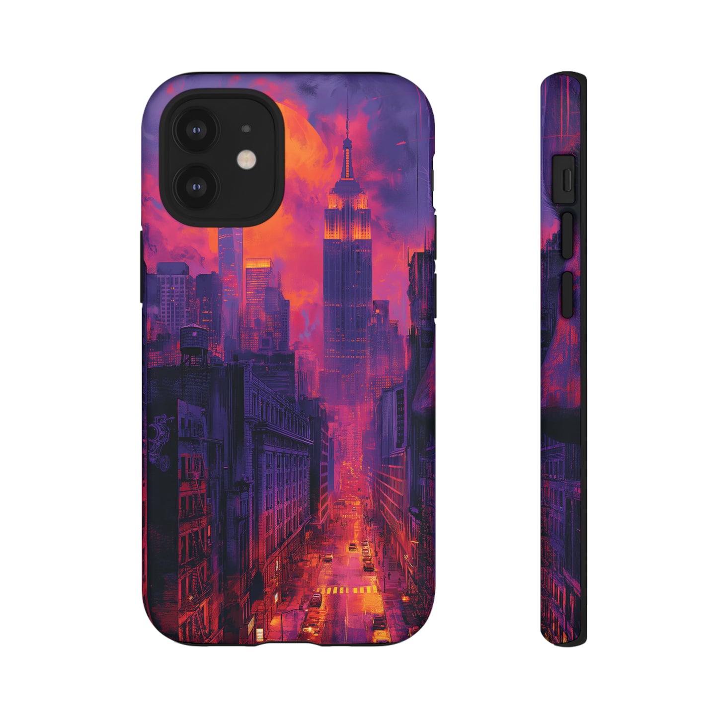 Tough Phone Case New York City Purple Haze