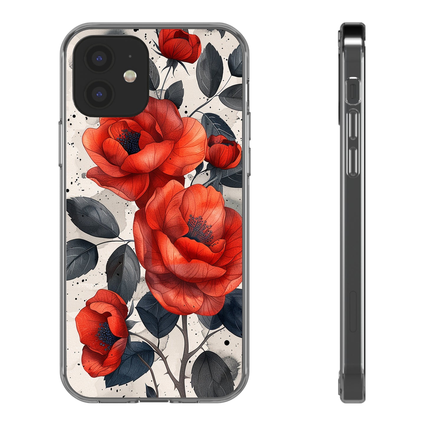 Clear Phone Cases Floral