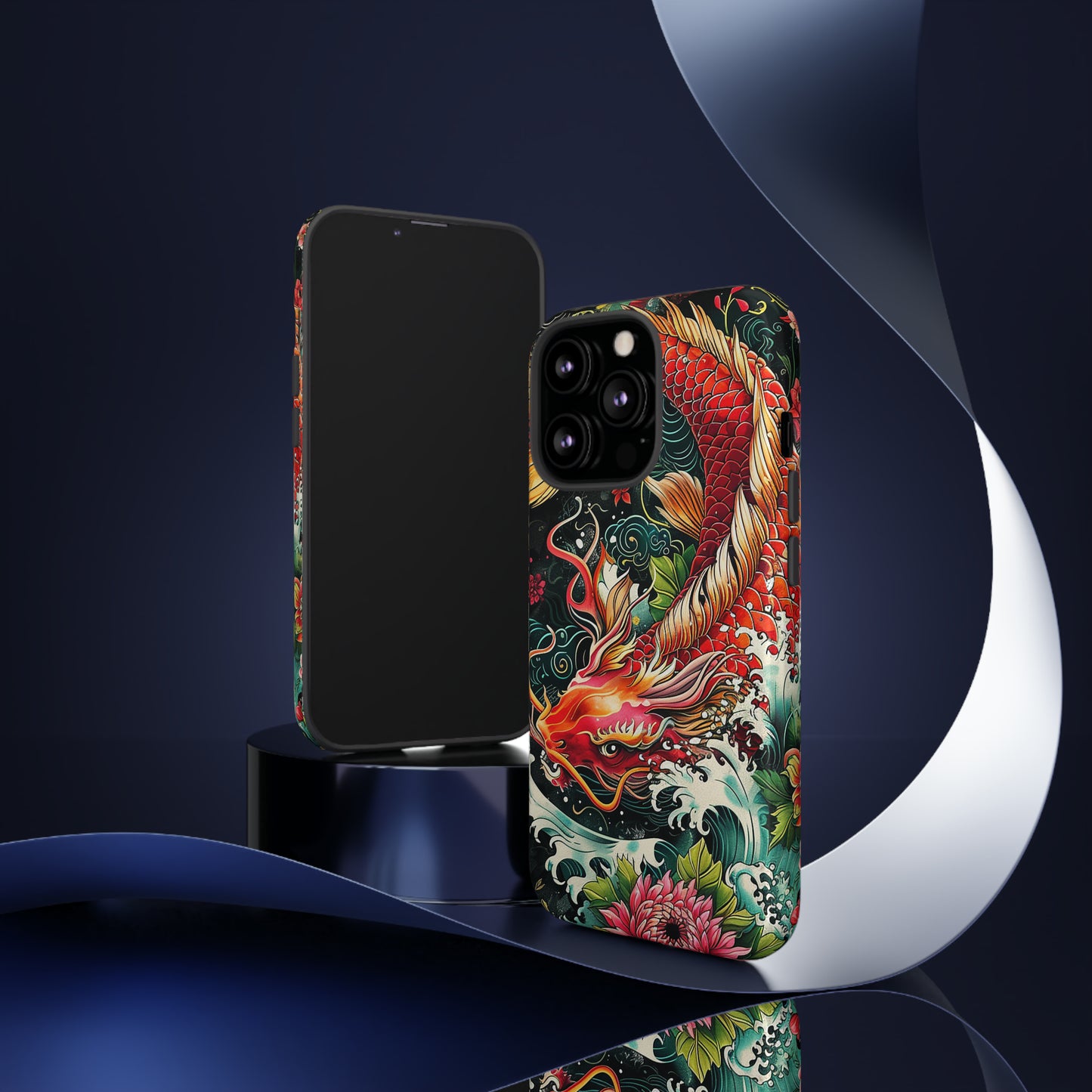 Tough Phone Case Japanese Koi Fish