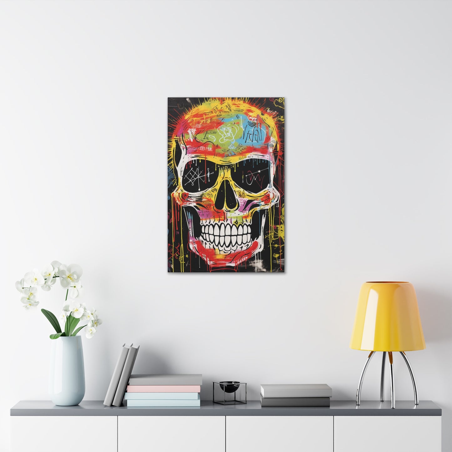 Vibrant Mortality on Canvas