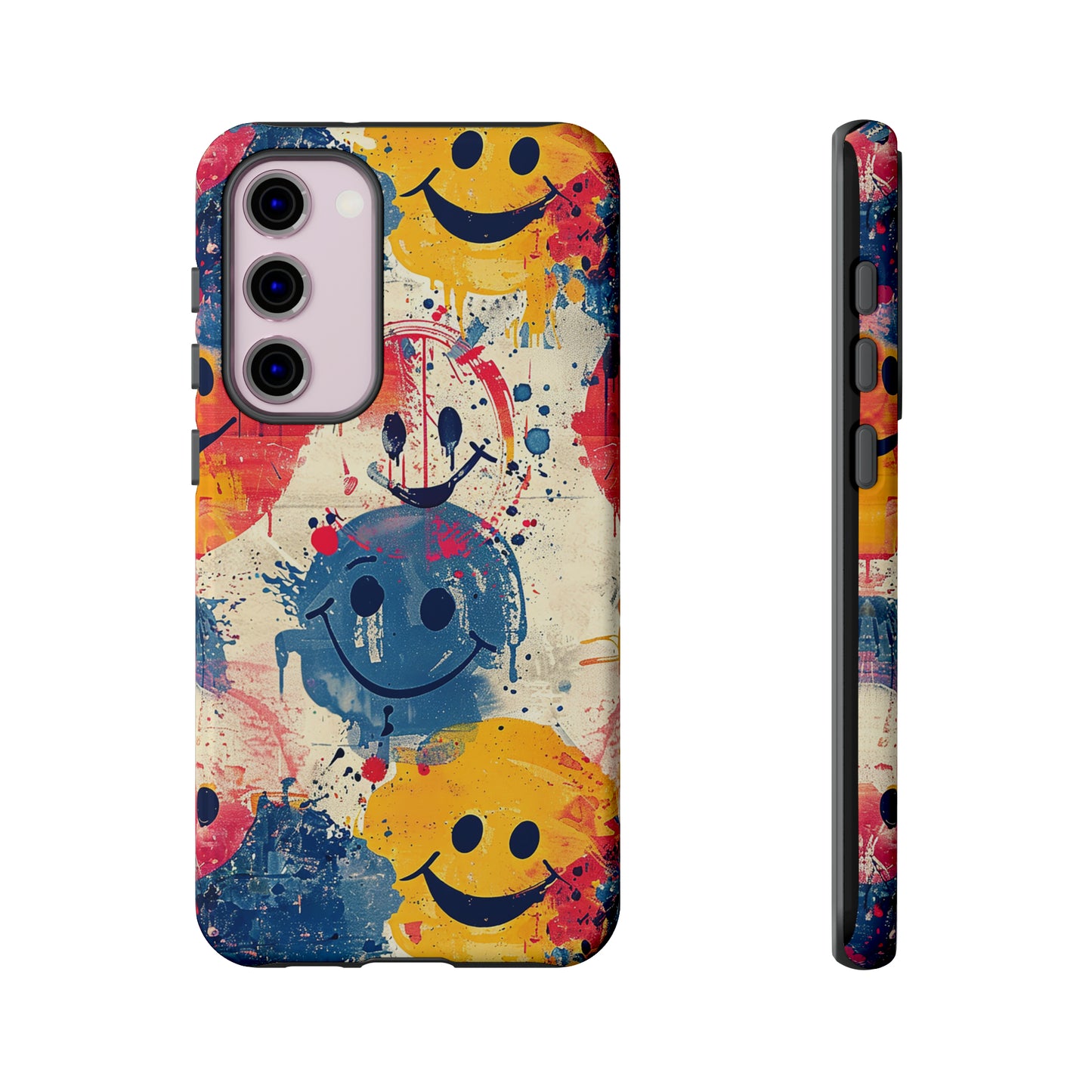 Tough Phone Case Happy Face