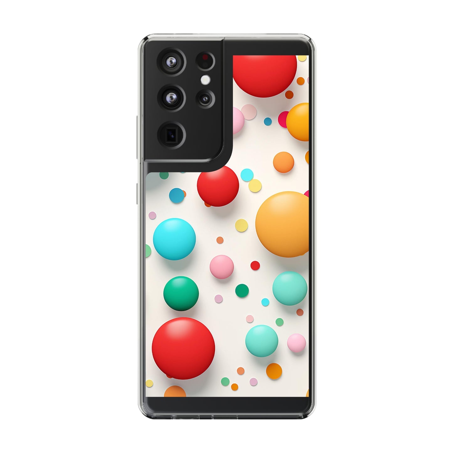 Clear Phone Cases Polkadot