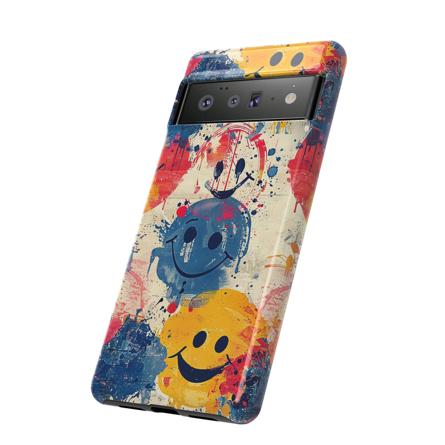 Tough Phone Case Happy Face