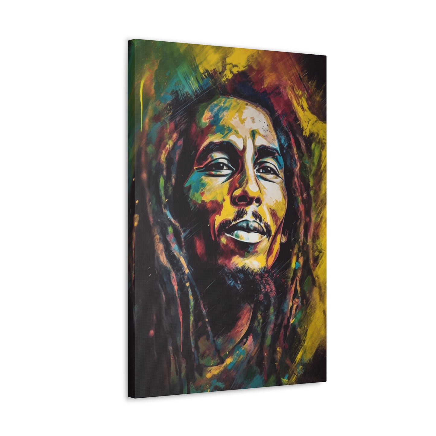 Reggae Resonance Bob Marley on Canvas