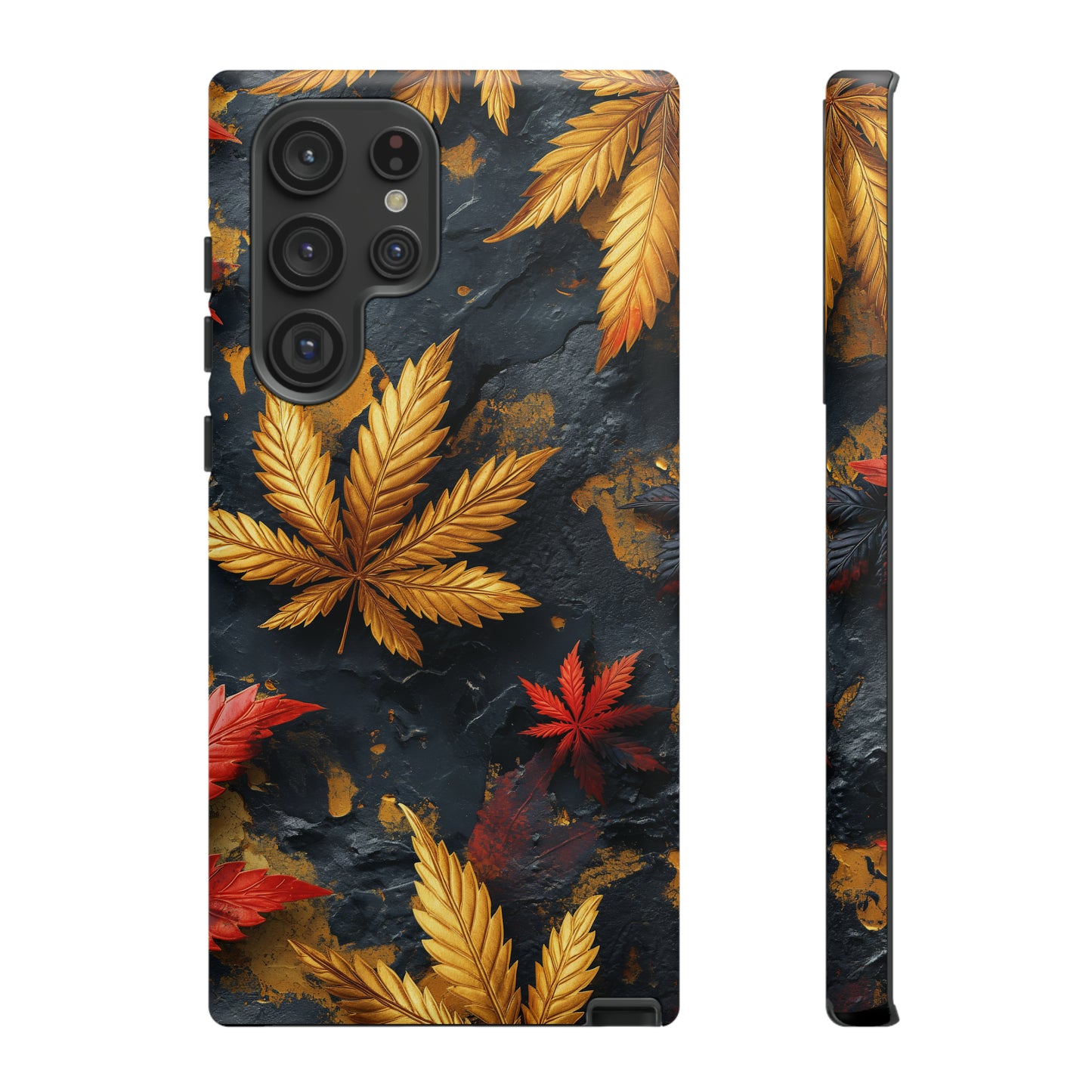 Tough Phone Case Cannabis Gold