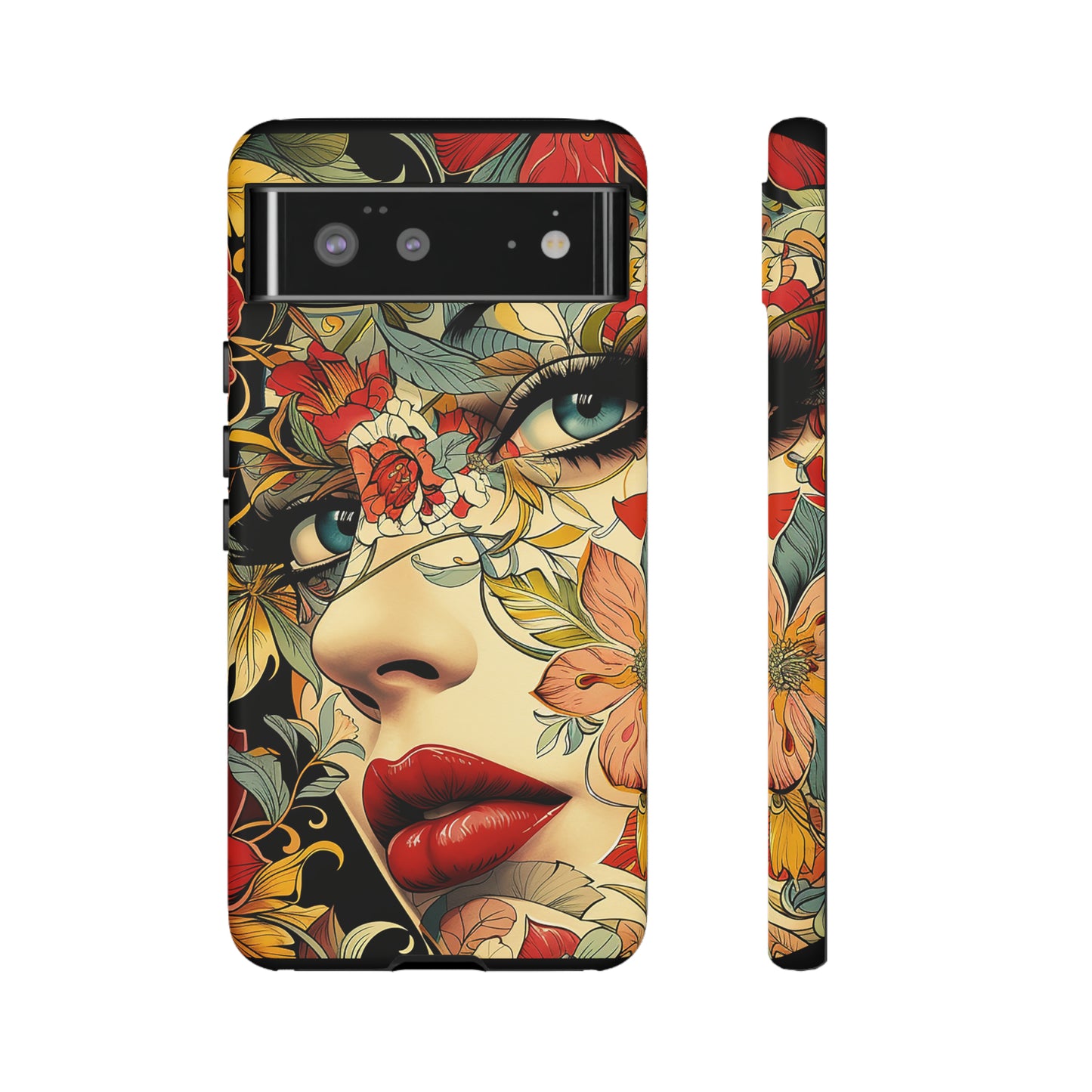 Tough Phone Case Lady Red