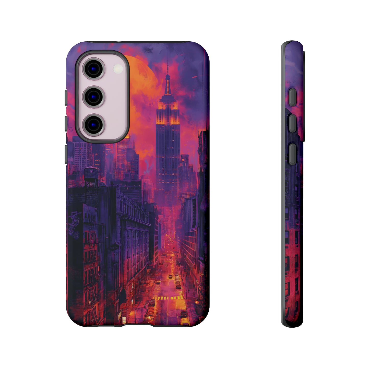 Tough Phone Case New York City Purple Haze