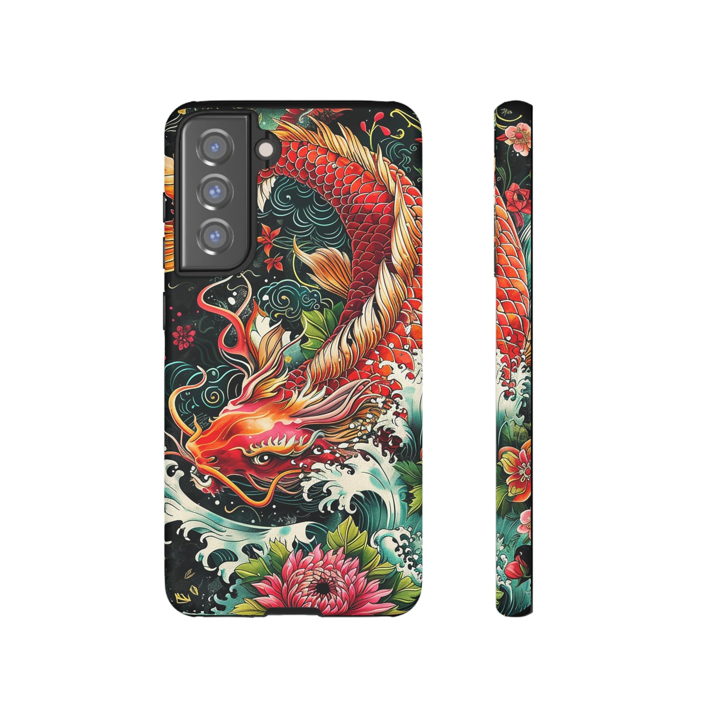 Tough Phone Case Japanese Koi Fish