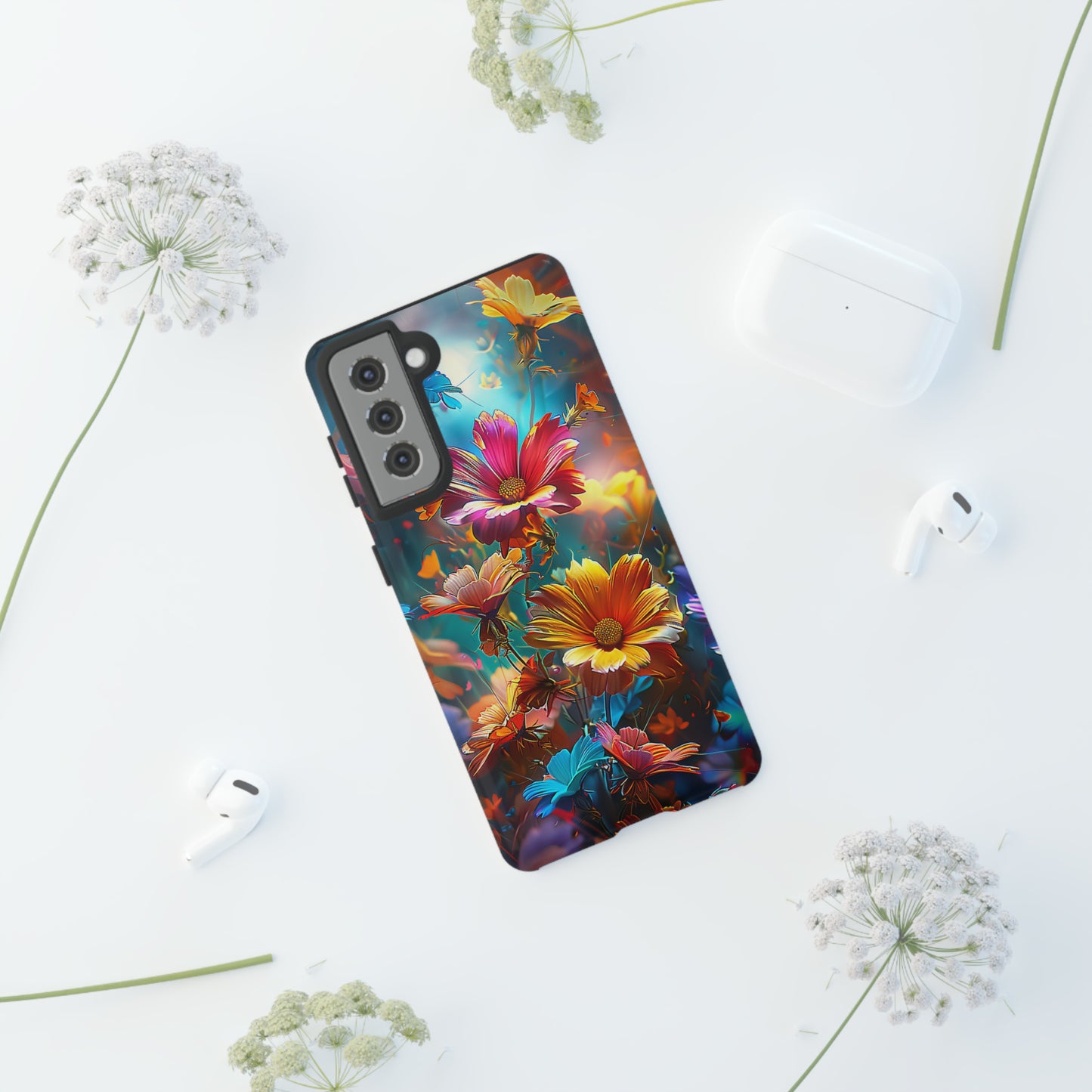 Tough Phone Case Flower 01
