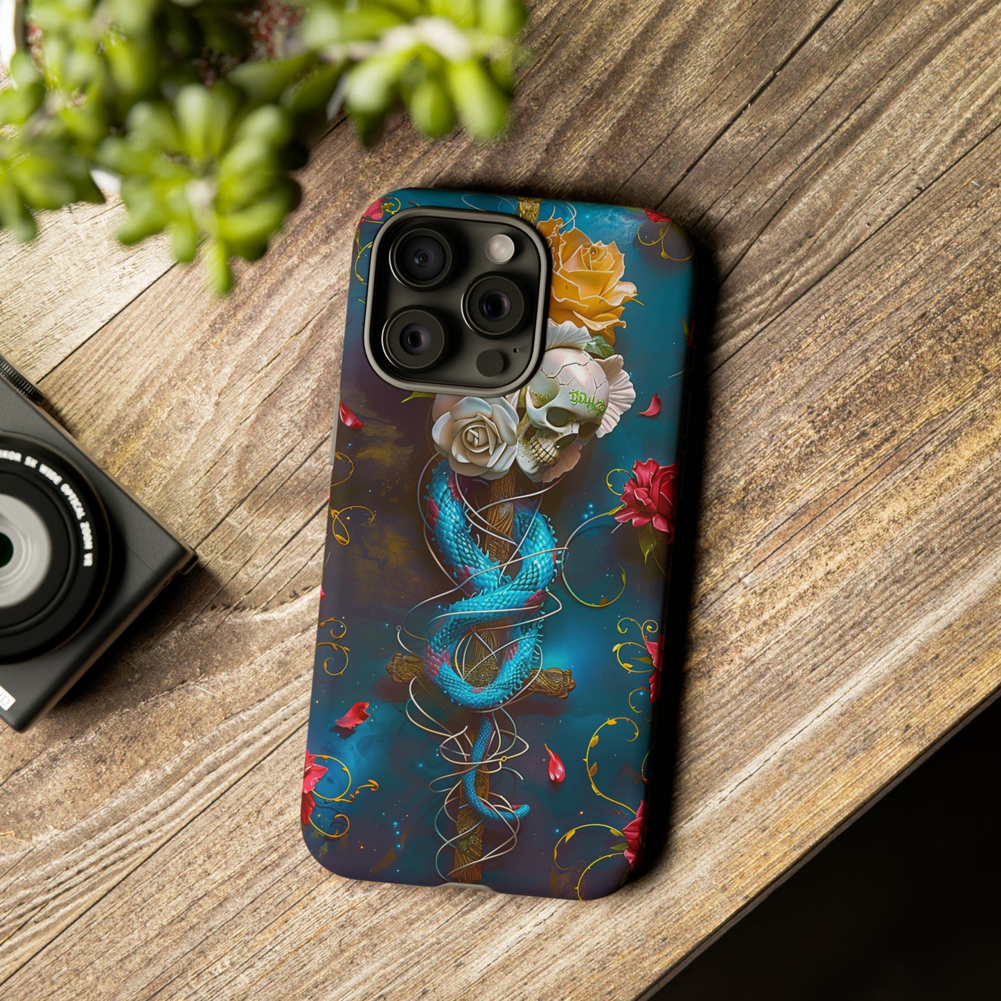 Tough Phone Cases Serpent & Roses