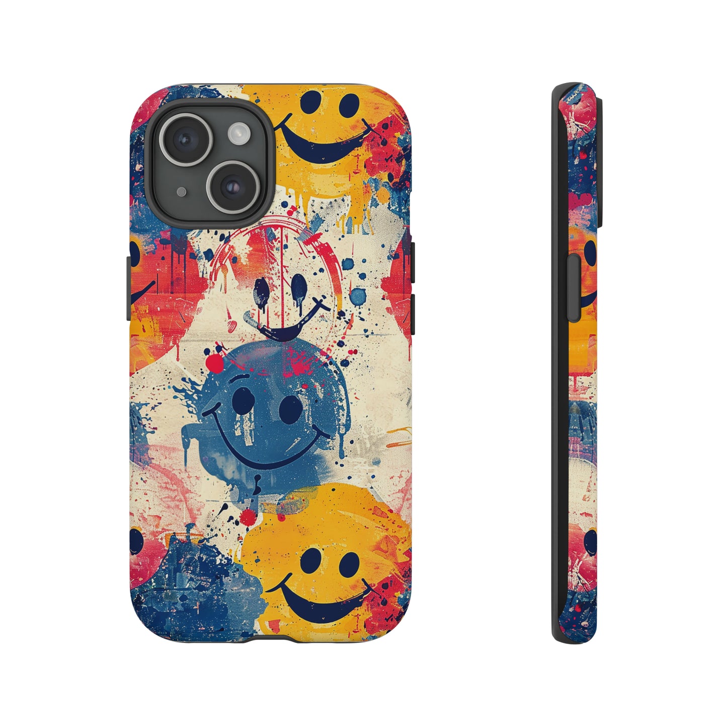 Tough Phone Case Happy Face