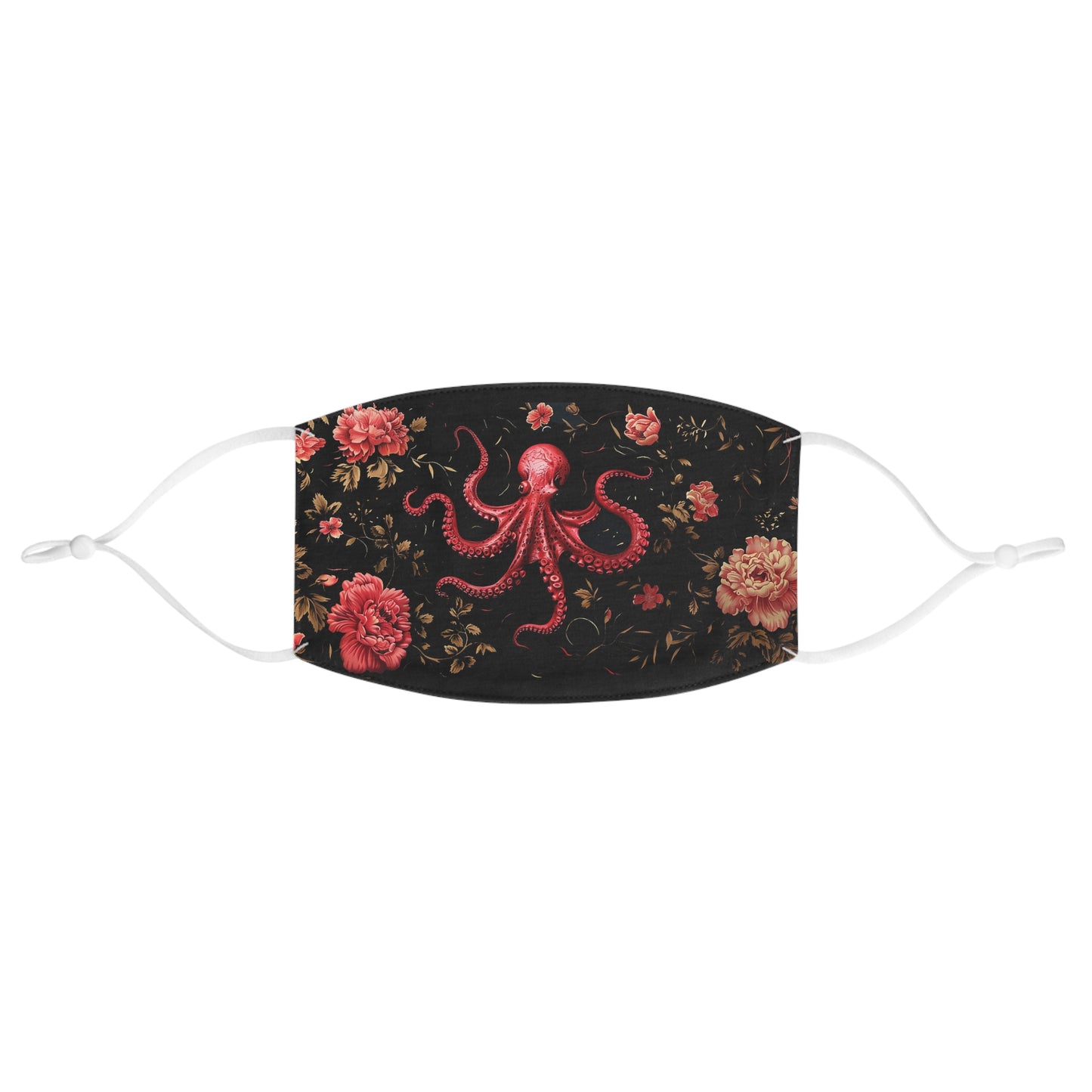 Fabric Face Mask Pink Octopus