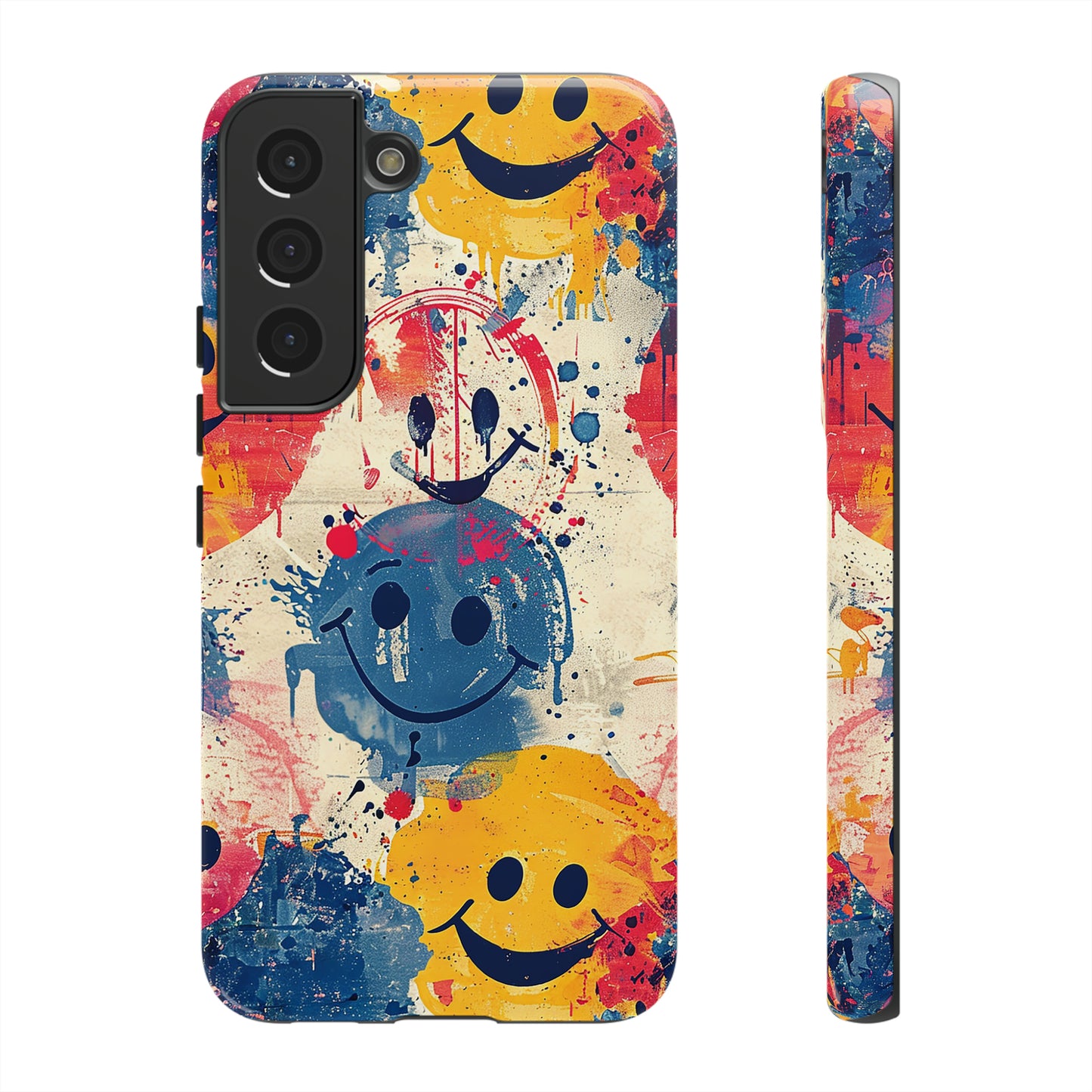 Tough Phone Case Happy Face