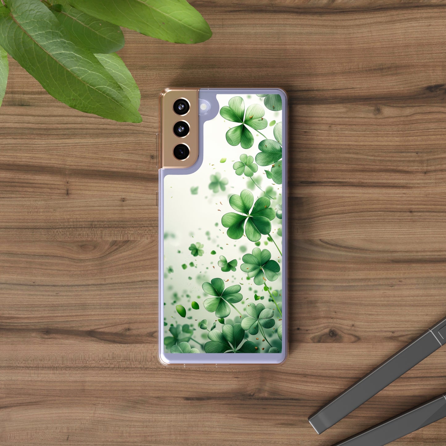 Clear Phone Cases Shamrock