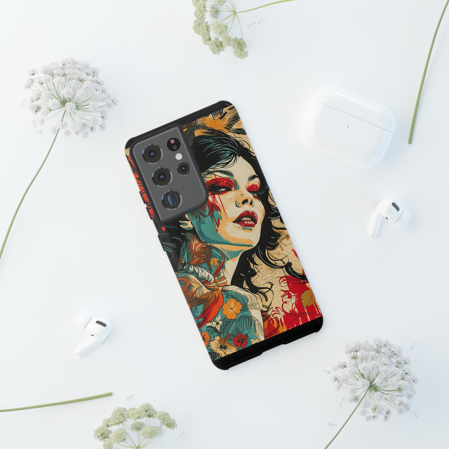 Tough Phone Case Lady 01