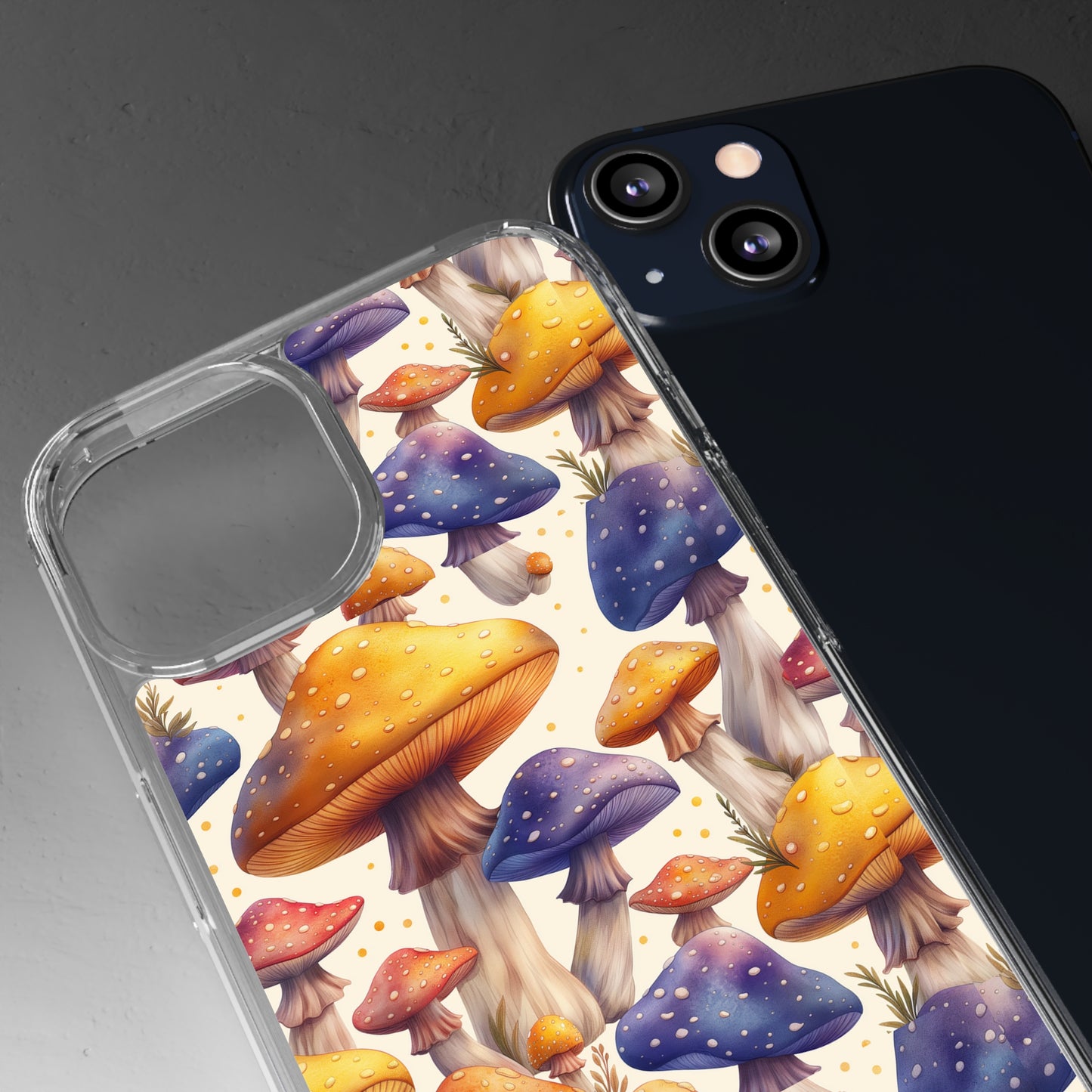 Clear Phone Cases Mushrooms