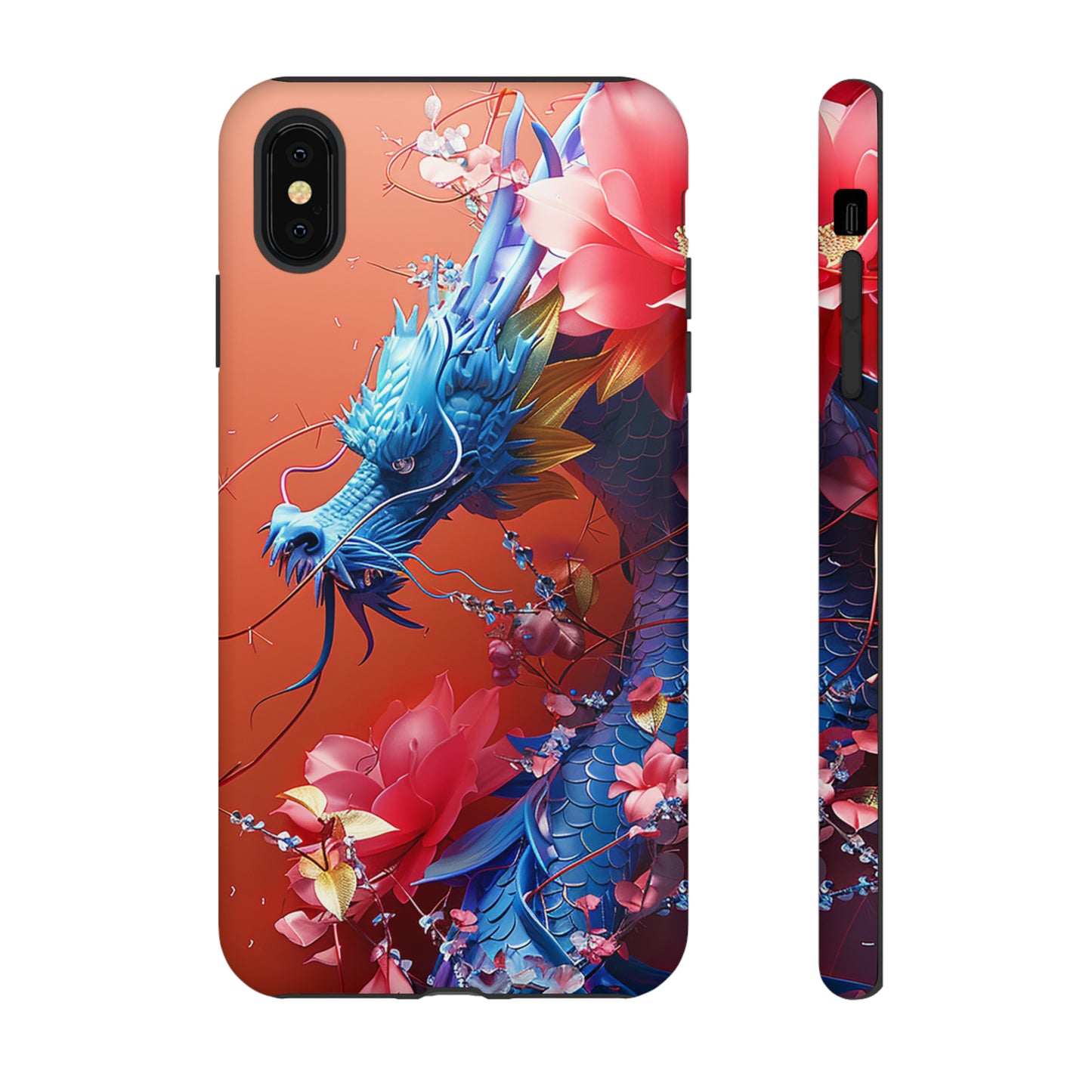 Tough Phone Cases Azure Serpent