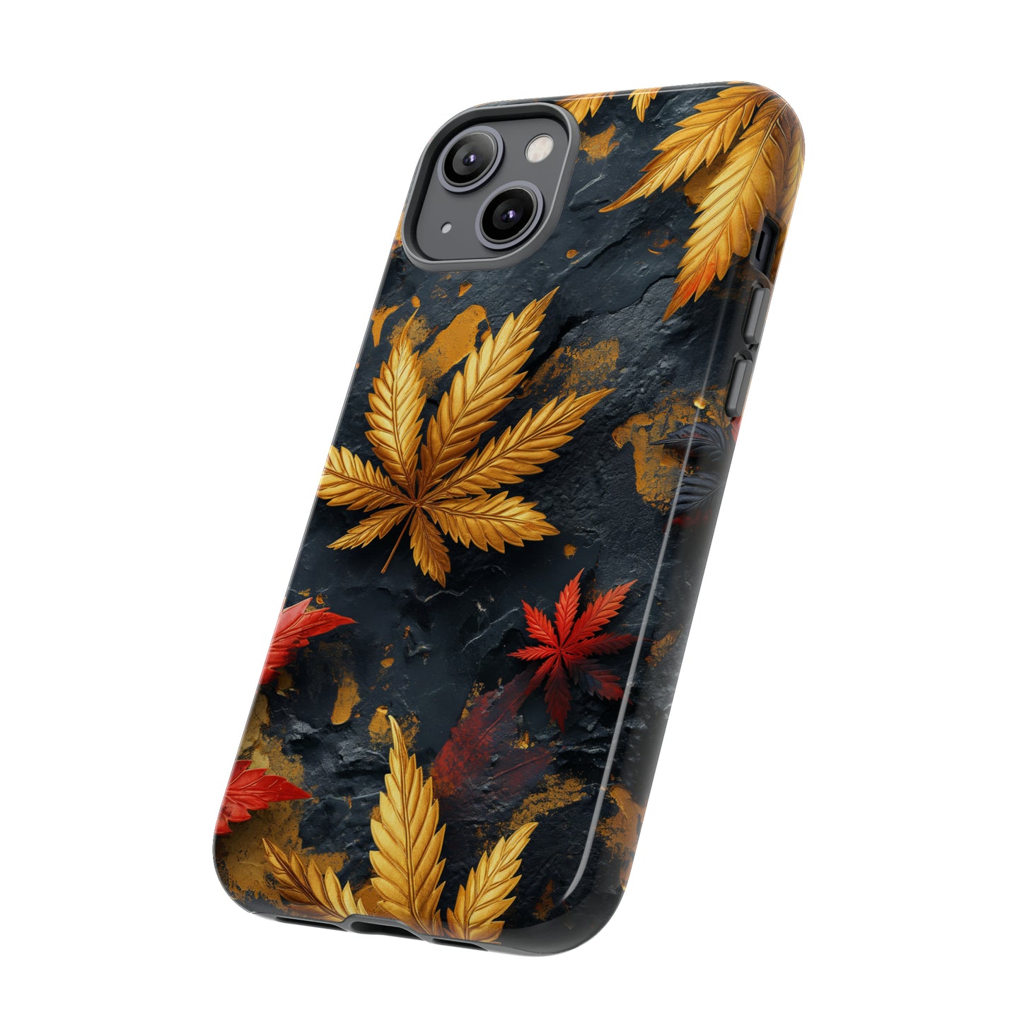 Tough Phone Case Cannabis Gold