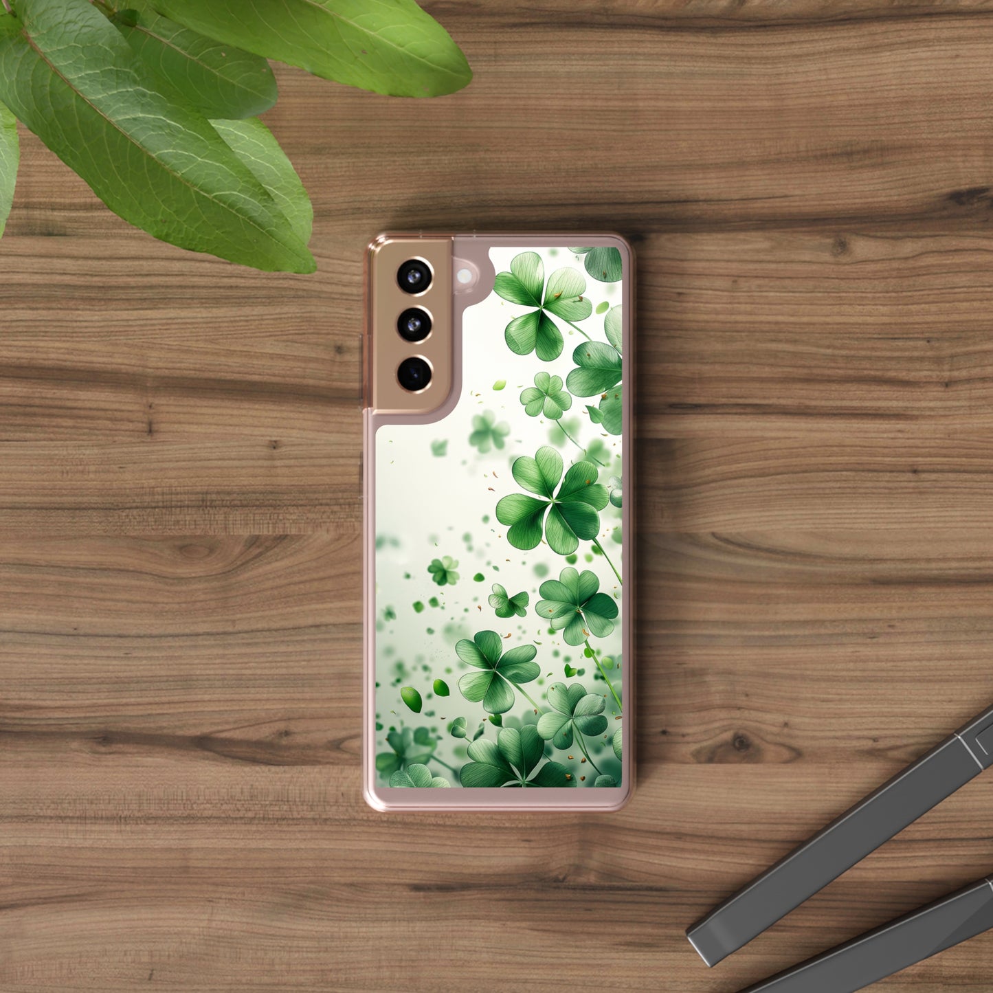 Clear Phone Cases Shamrock