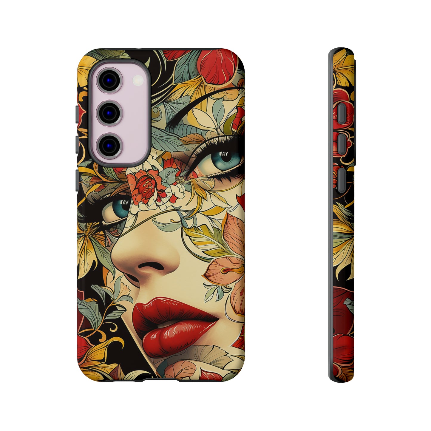 Tough Phone Case Lady Red