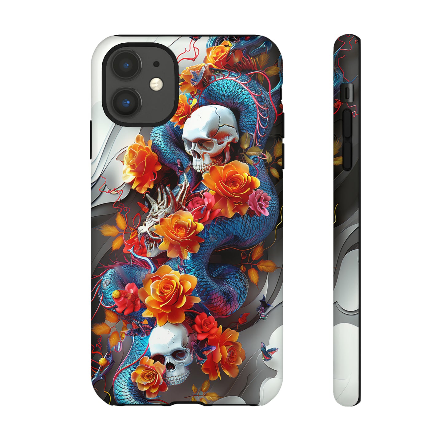 Tough Phone Case Skull 02