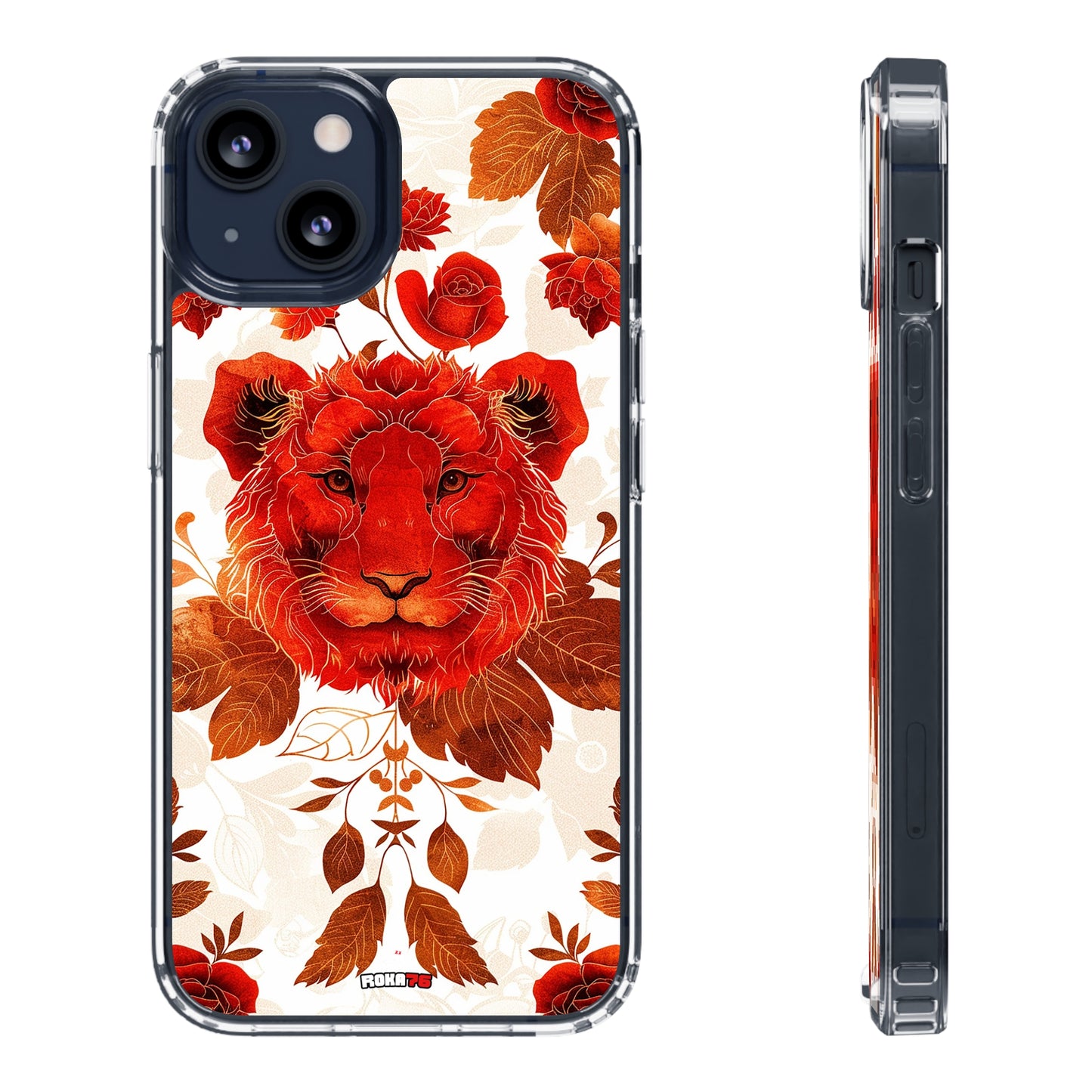 Clear Phone Cases Red Lion