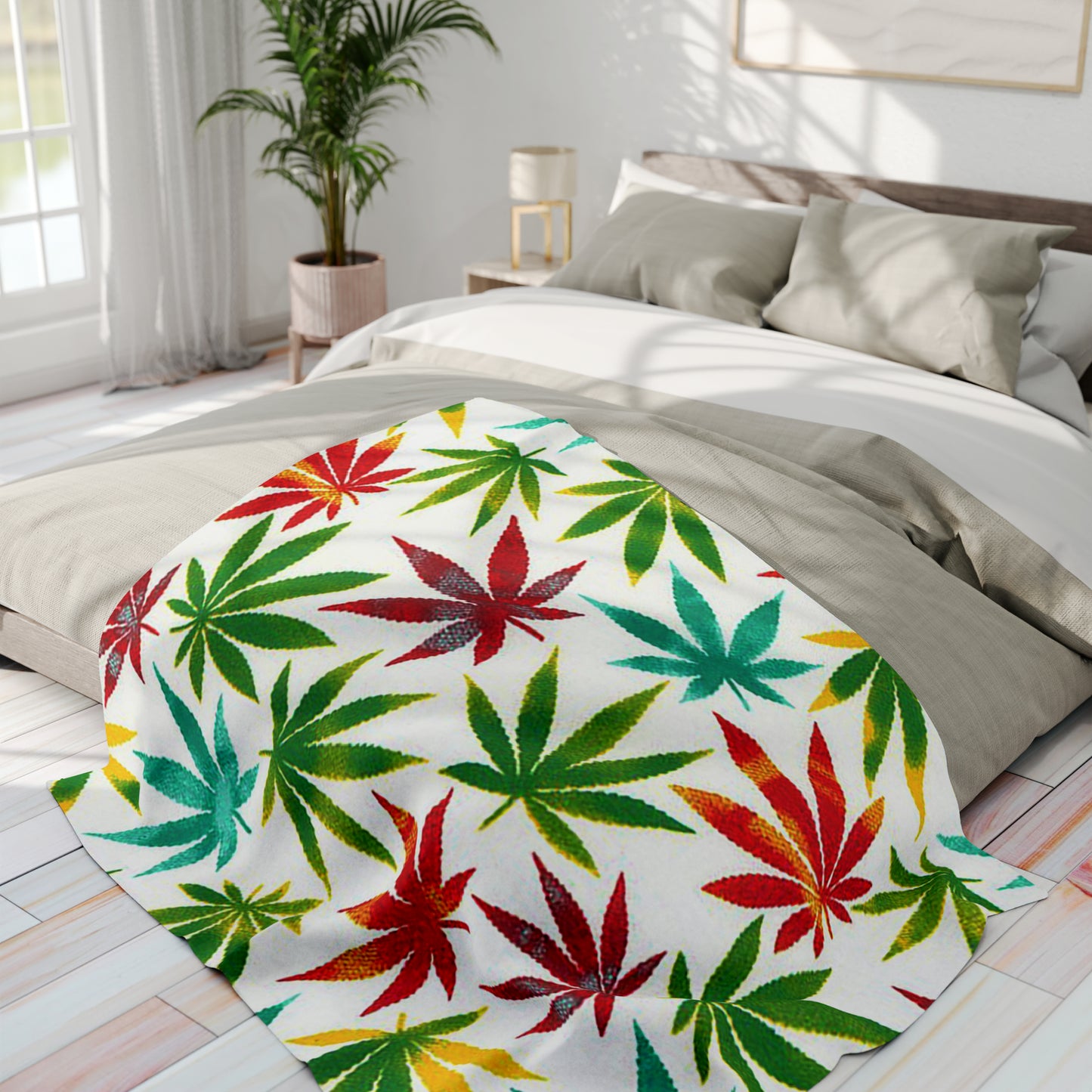 Arctic Fleece Blanket Cannabis