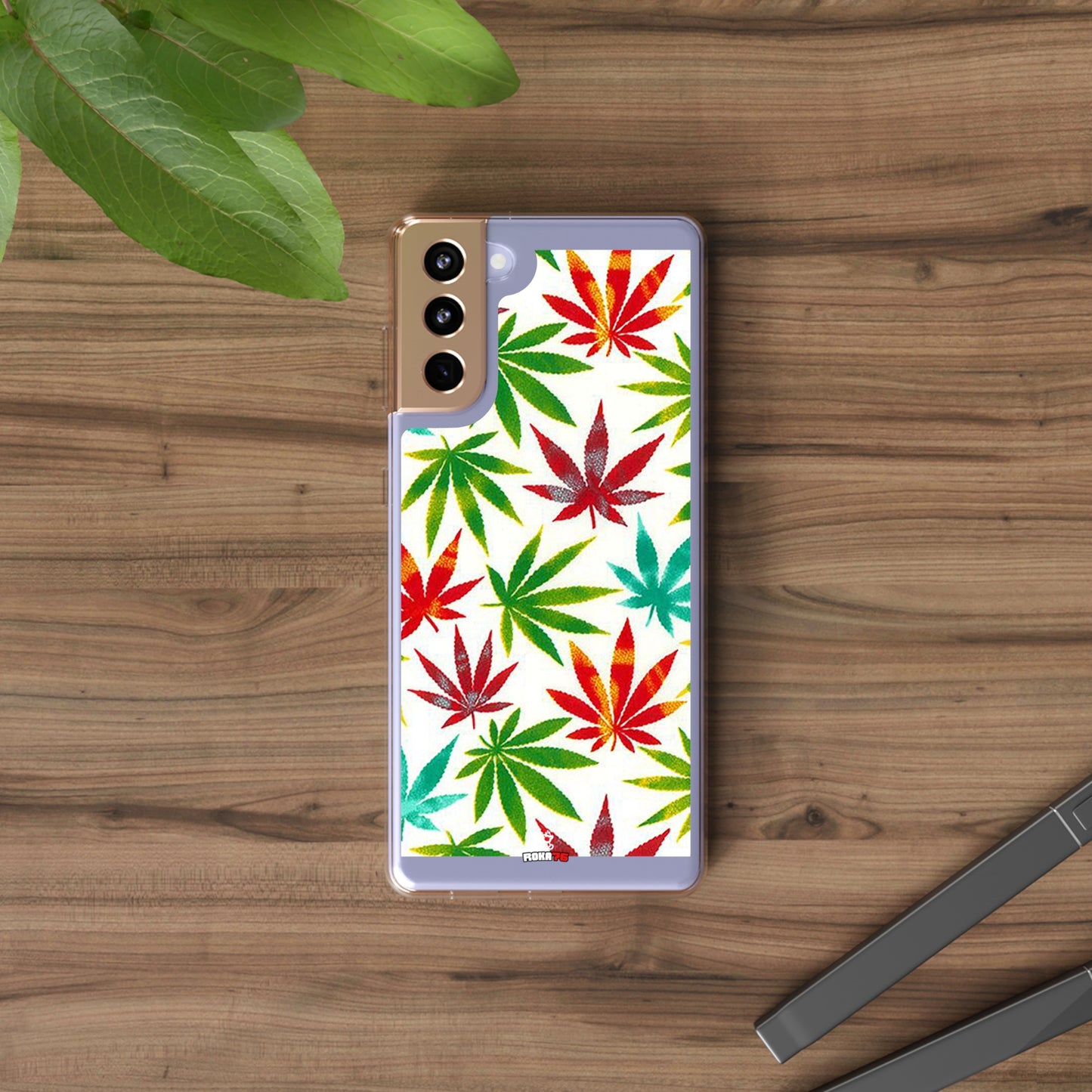 Clear Phone Cases Graphic Cannabis