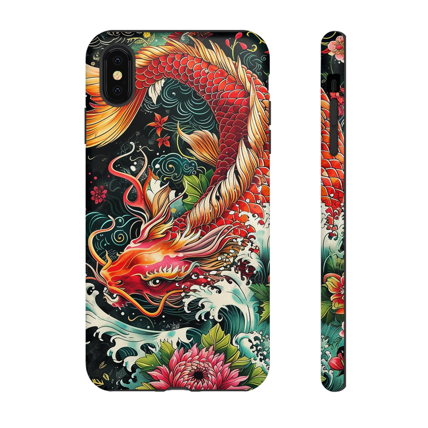 Tough Phone Case Japanese Koi Fish