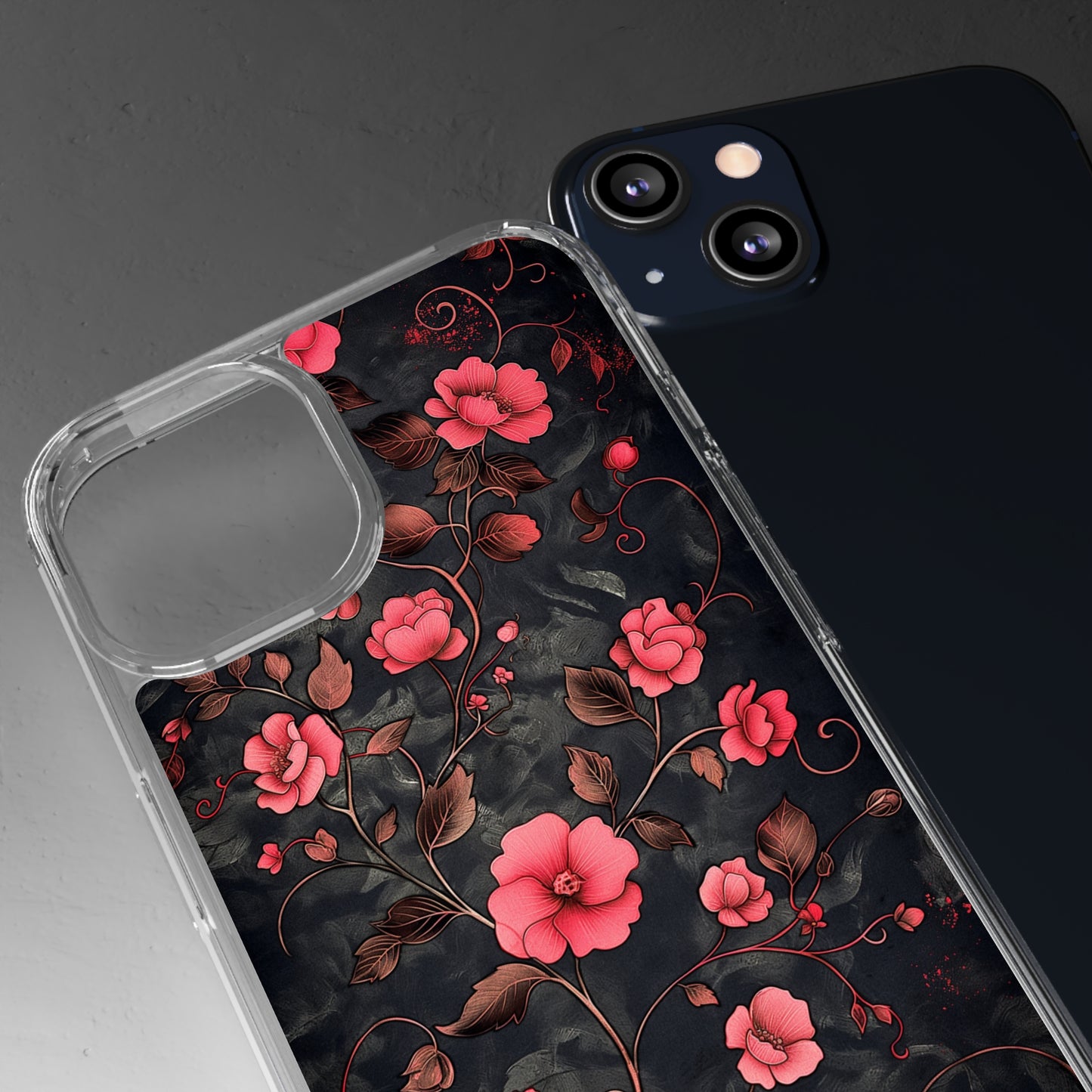 Clear Phone Cases Floral Art