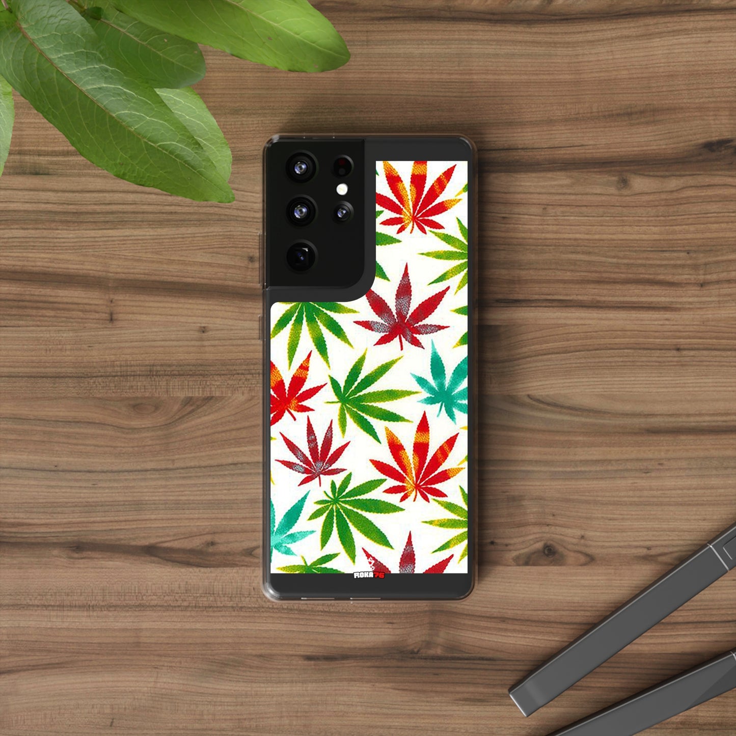 Clear Phone Cases Graphic Cannabis