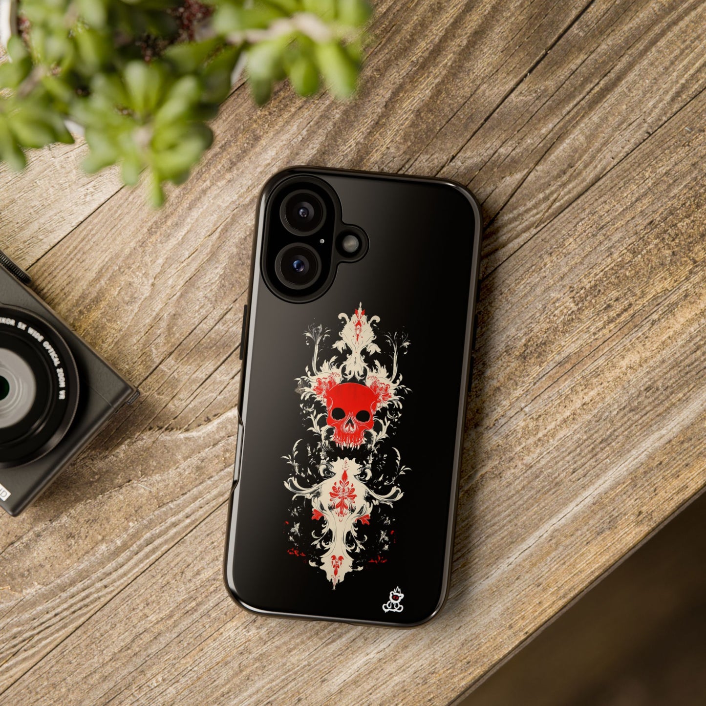 Tough Cases: Crimson Baroque Skull