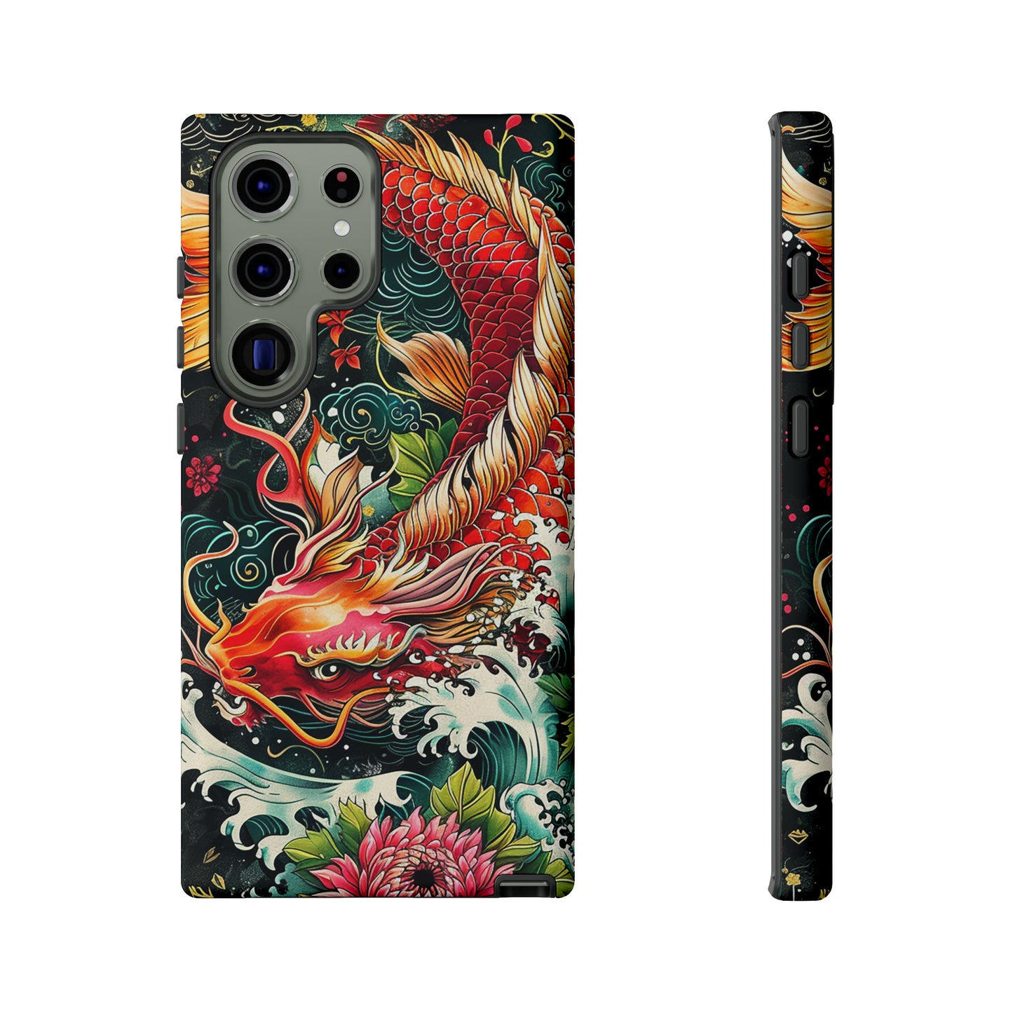 Tough Phone Case Japanese Koi Fish