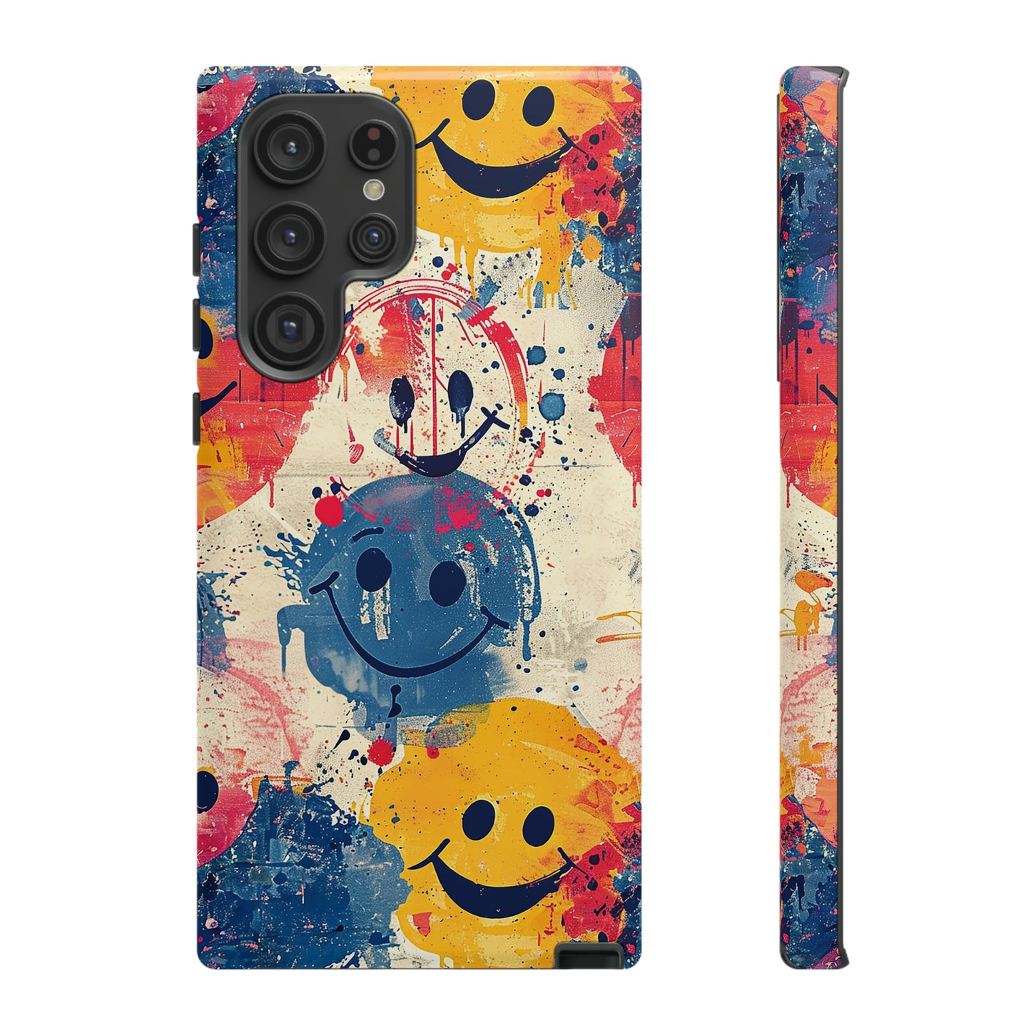 Tough Phone Case Happy Face