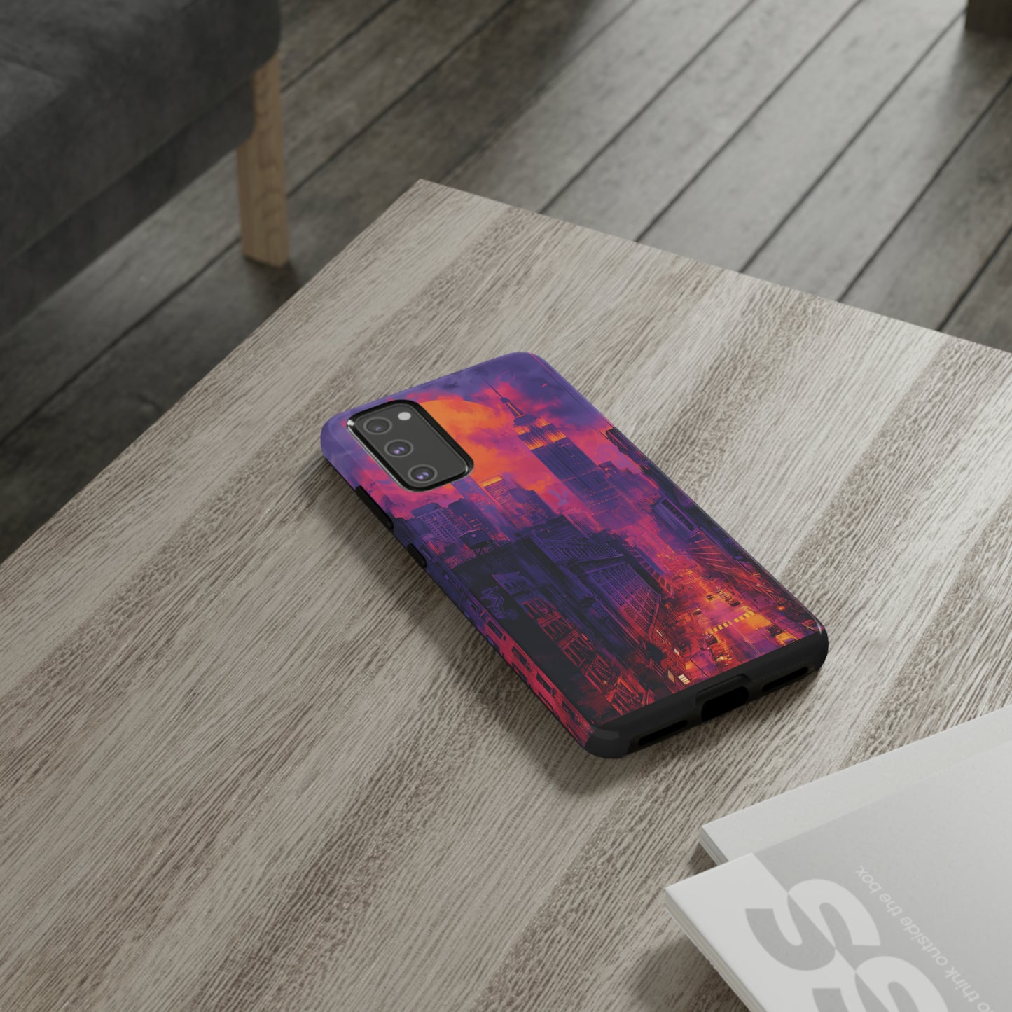 Tough Phone Case New York City Purple Haze