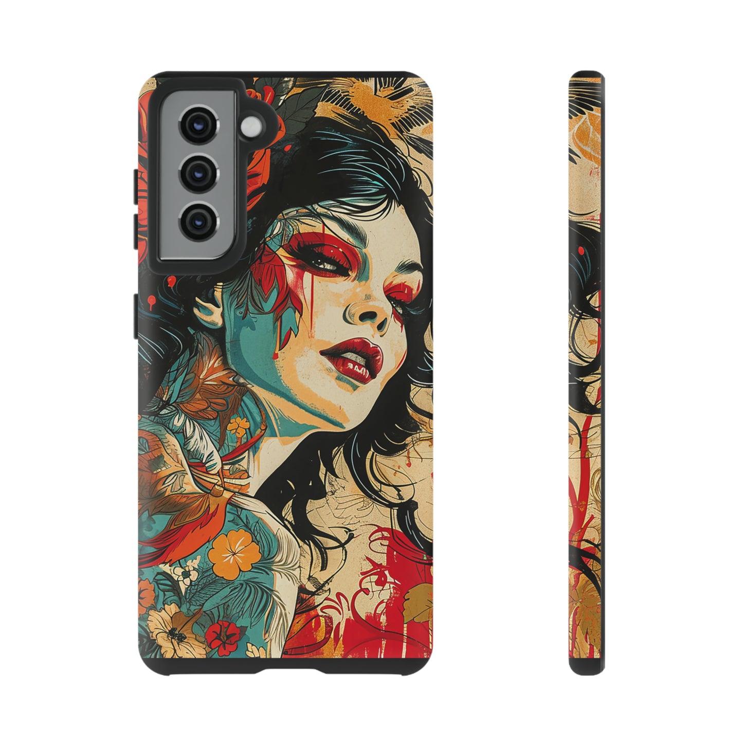 Tough Phone Case Lady 01